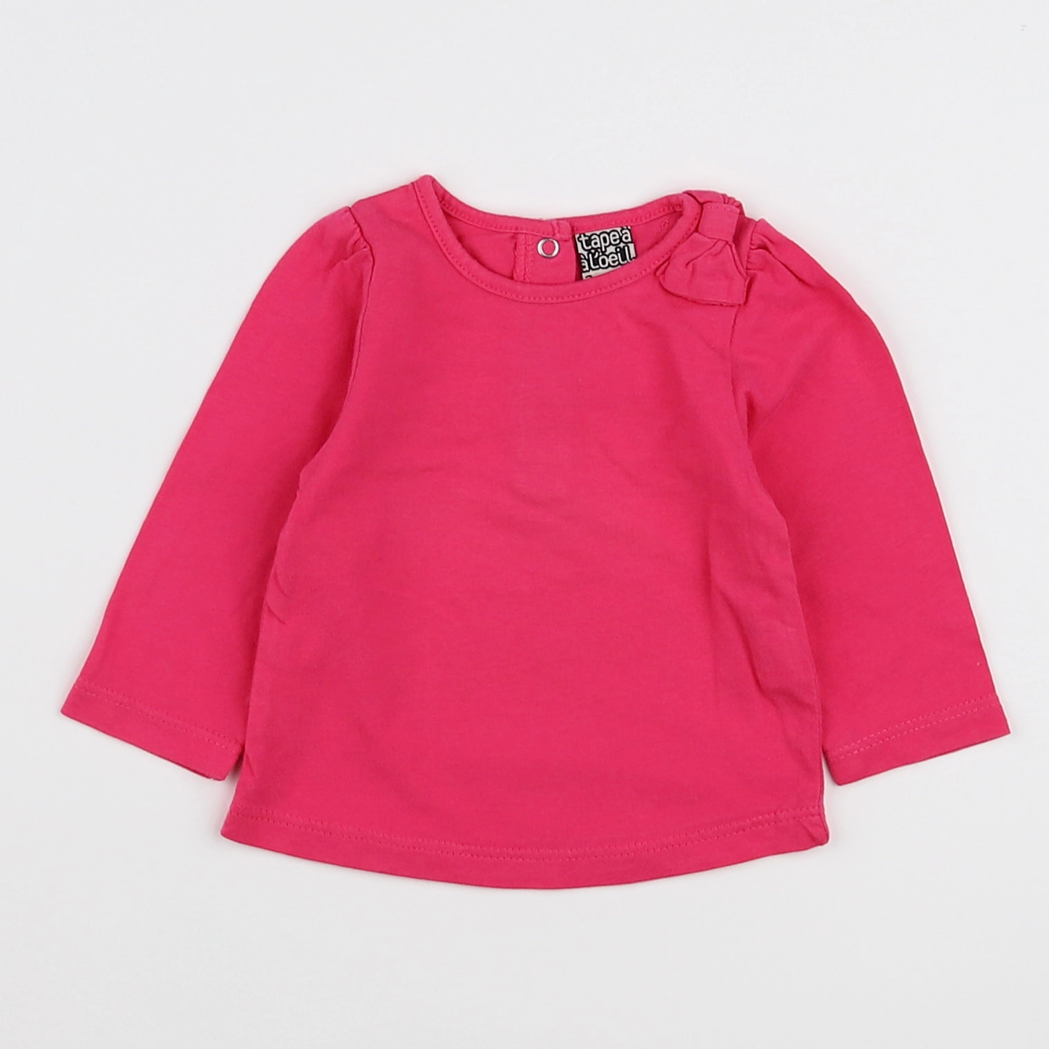 Tape à l'oeil - tee-shirt rose - 3 mois