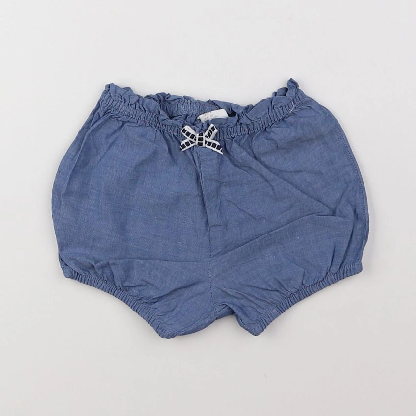 H&M - bloomer bleu - 9/12 mois