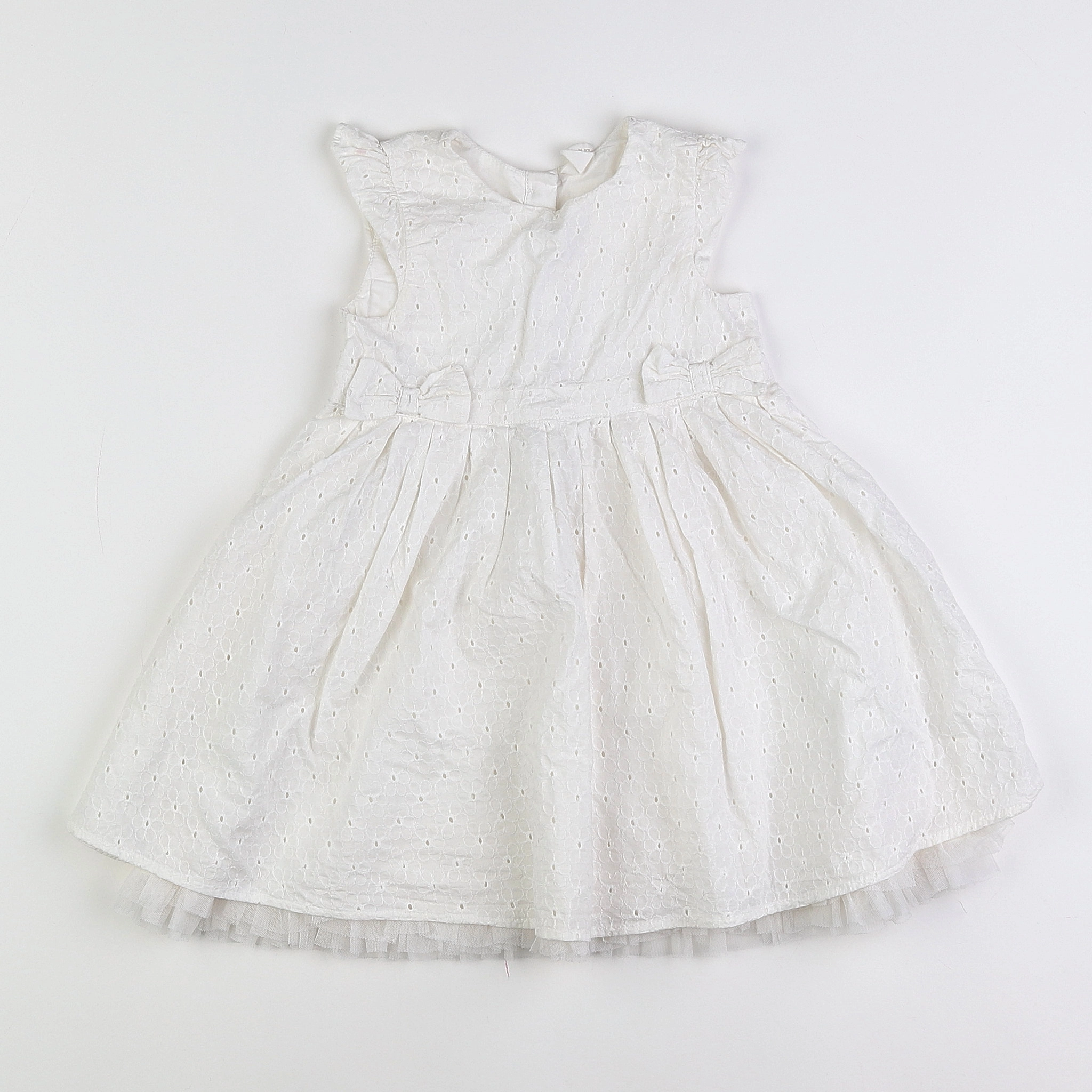 H&M - robe blanc - 12/18 mois