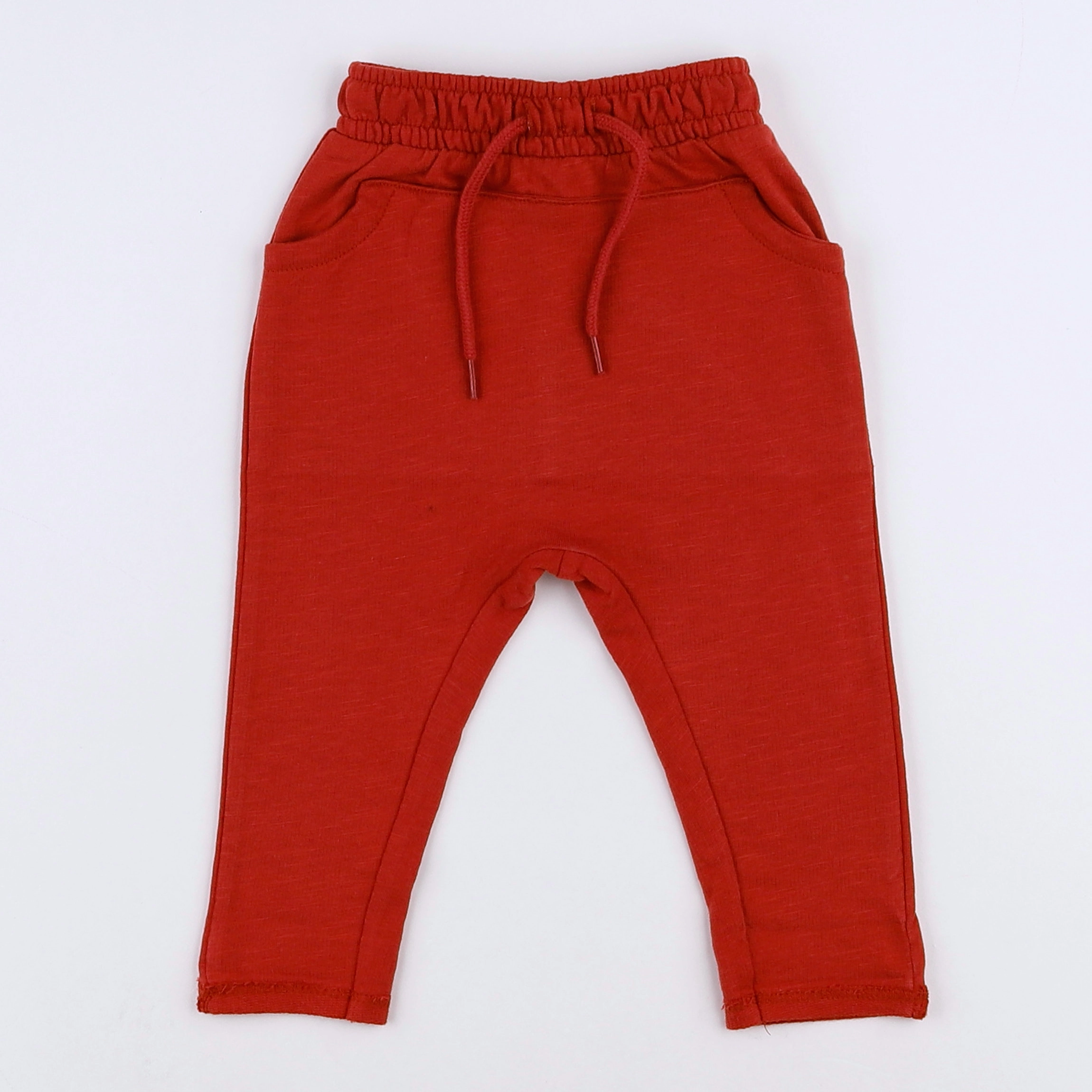 Vertbaudet - jogging rouge - 3 mois