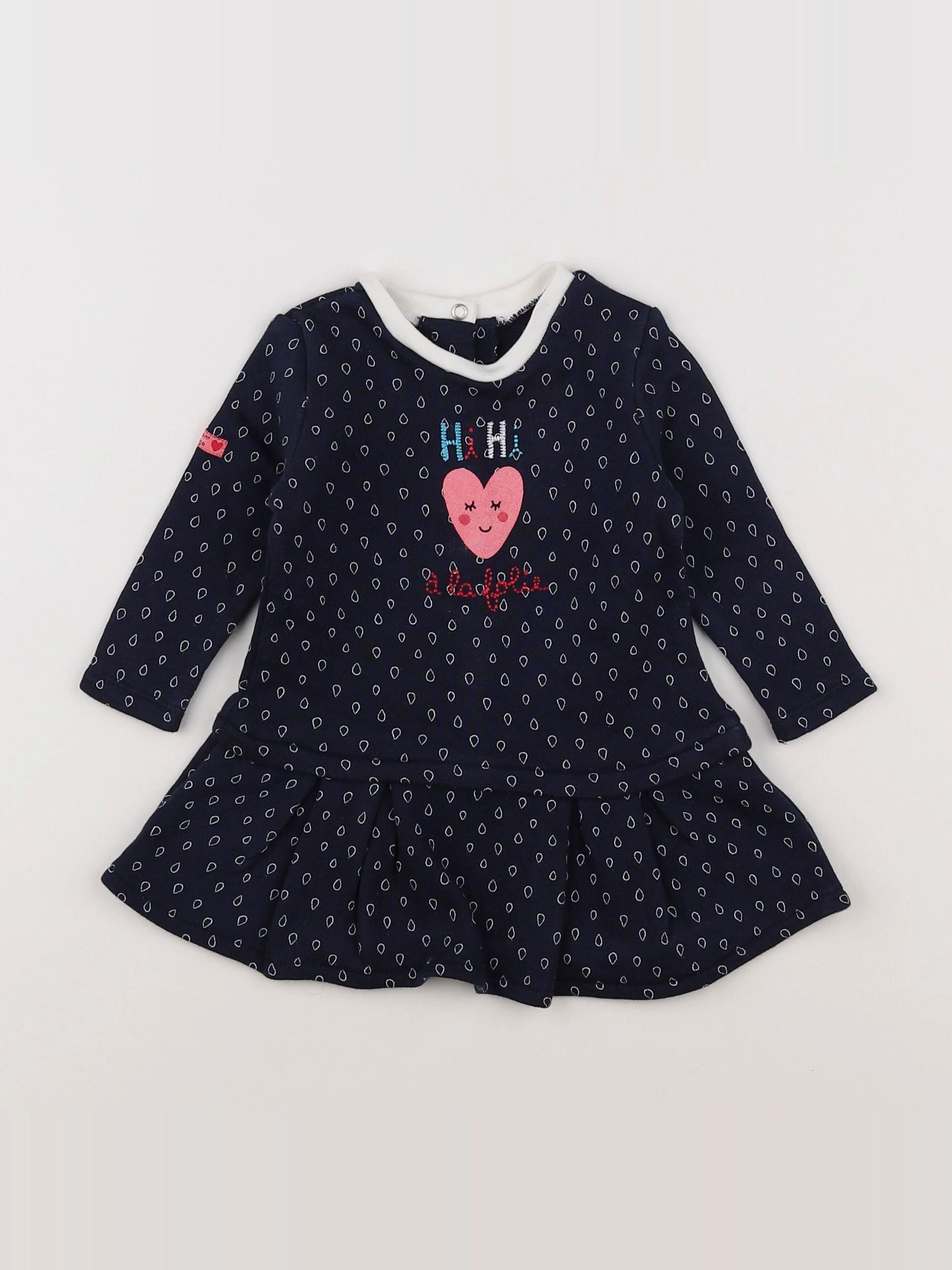 Absorba - robe bleu - 6 mois