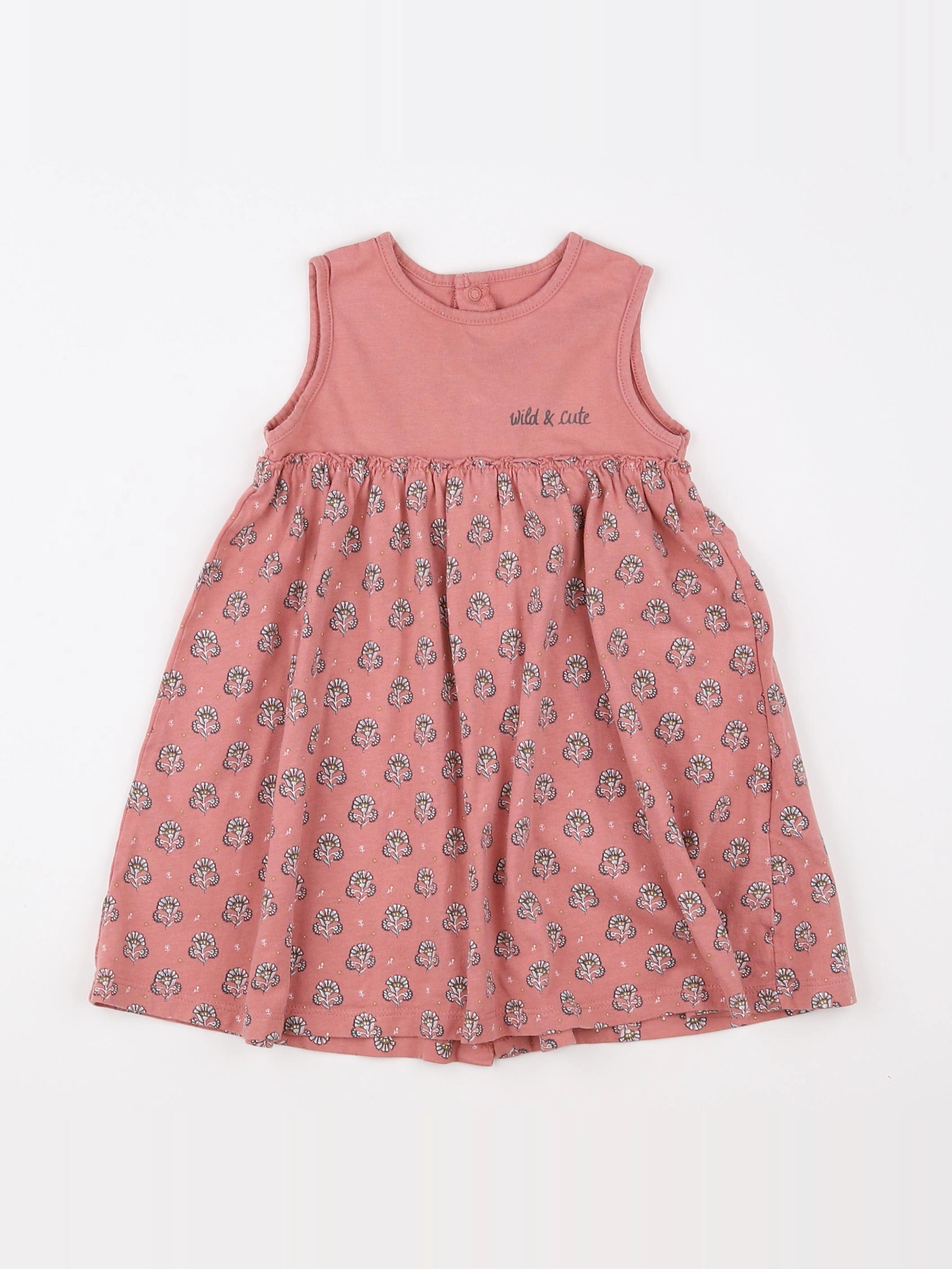 Vertbaudet - robe rose - 18 mois