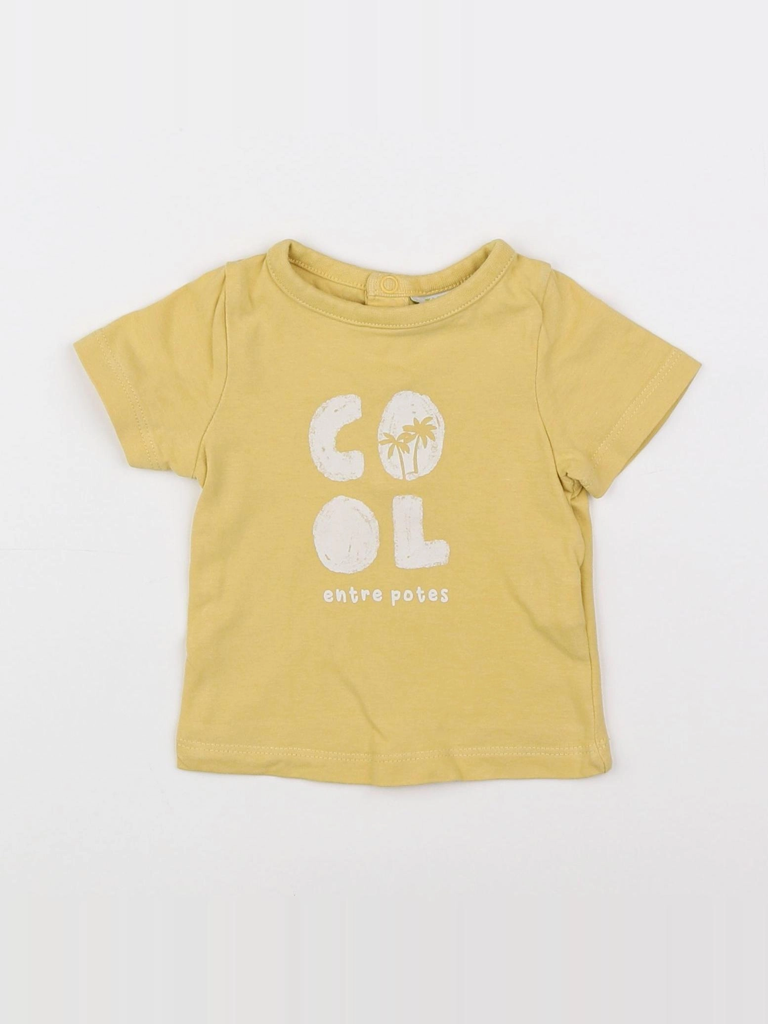 Tape à l'oeil - tee-shirt jaune - 3 mois