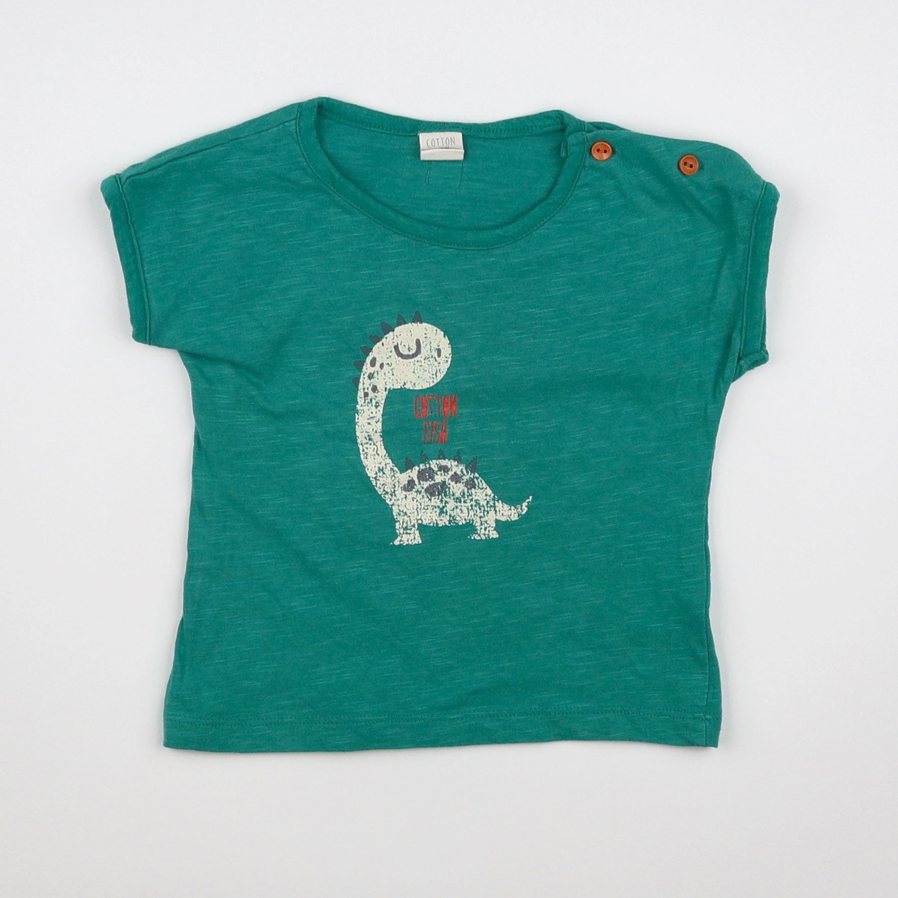 Cotton Fish - tee-shirt vert - 12 mois