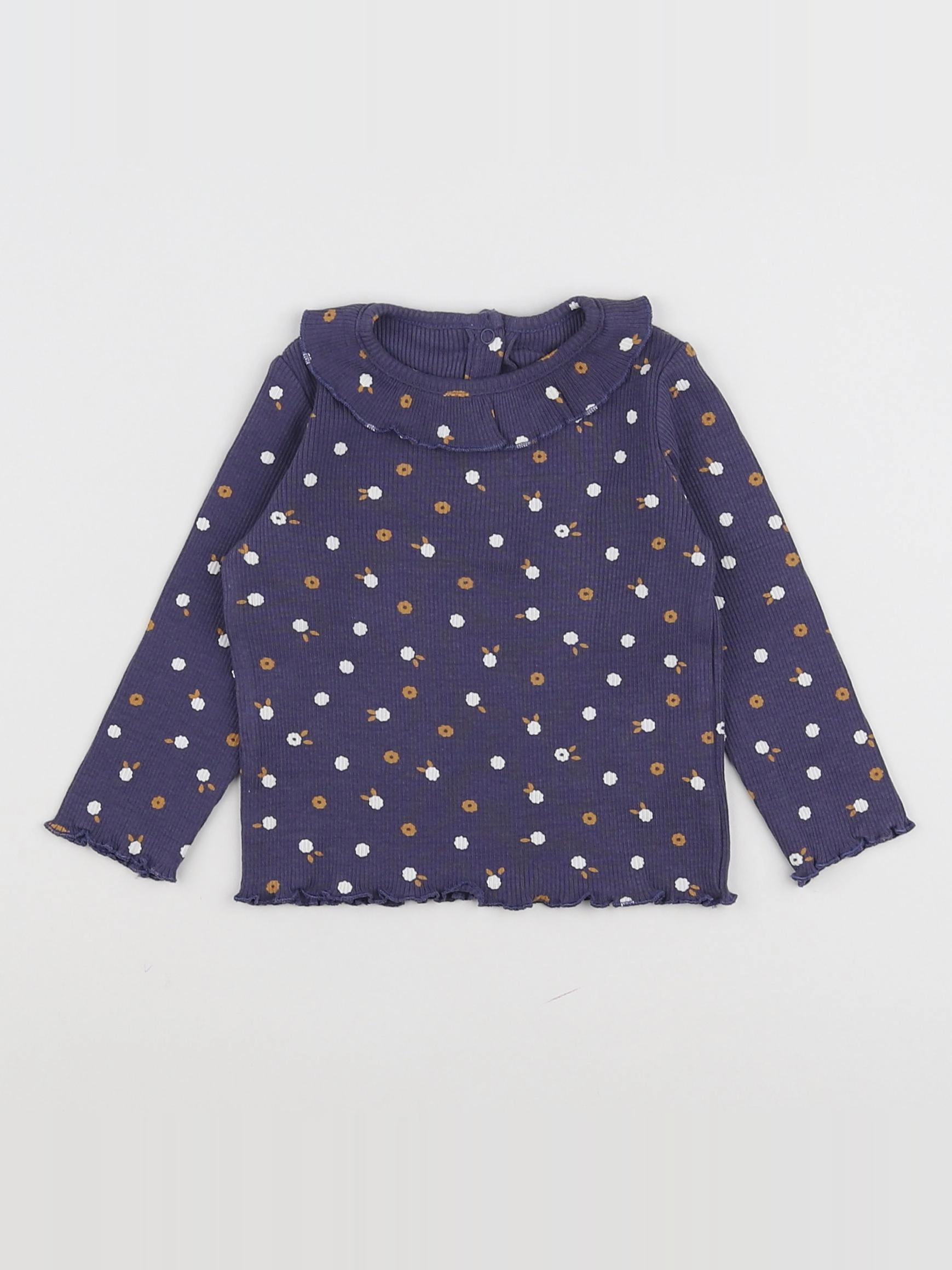 Boutchou - tee-shirt bleu - 6 mois
