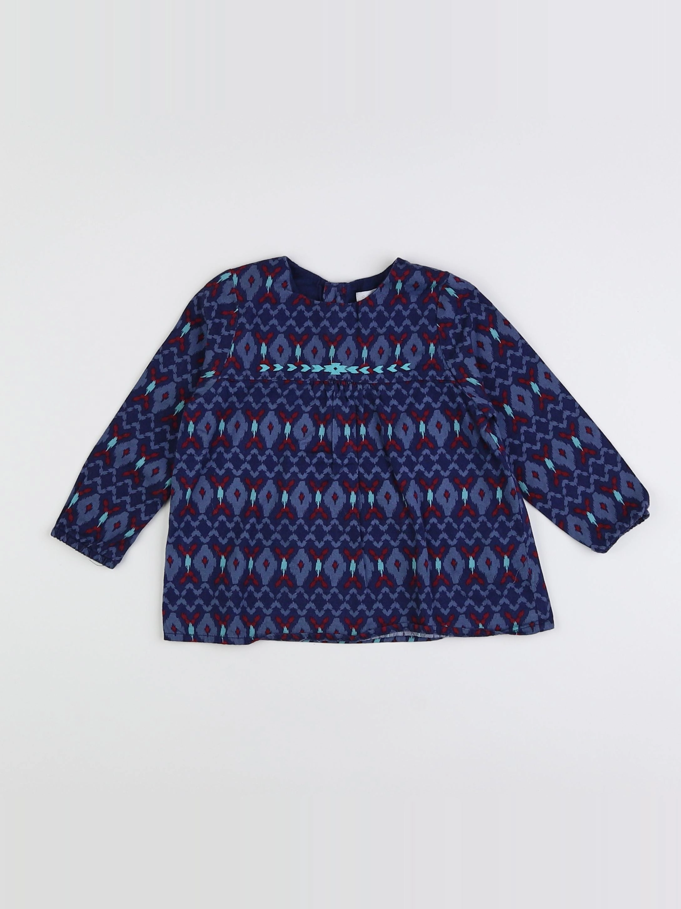 Cadet Rousselle - blouse bleu - 12 mois