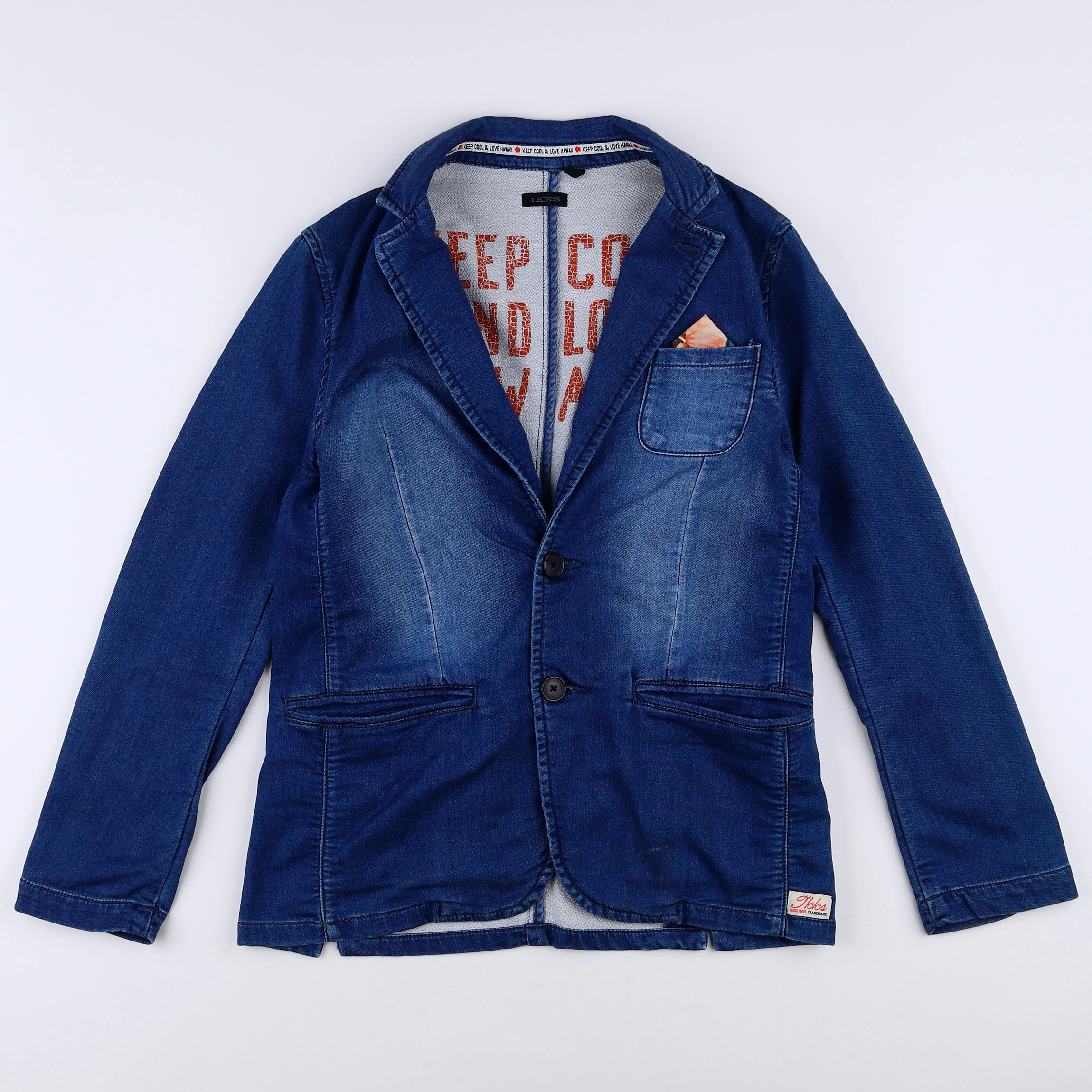 IKKS - veste bleu - 12 ans