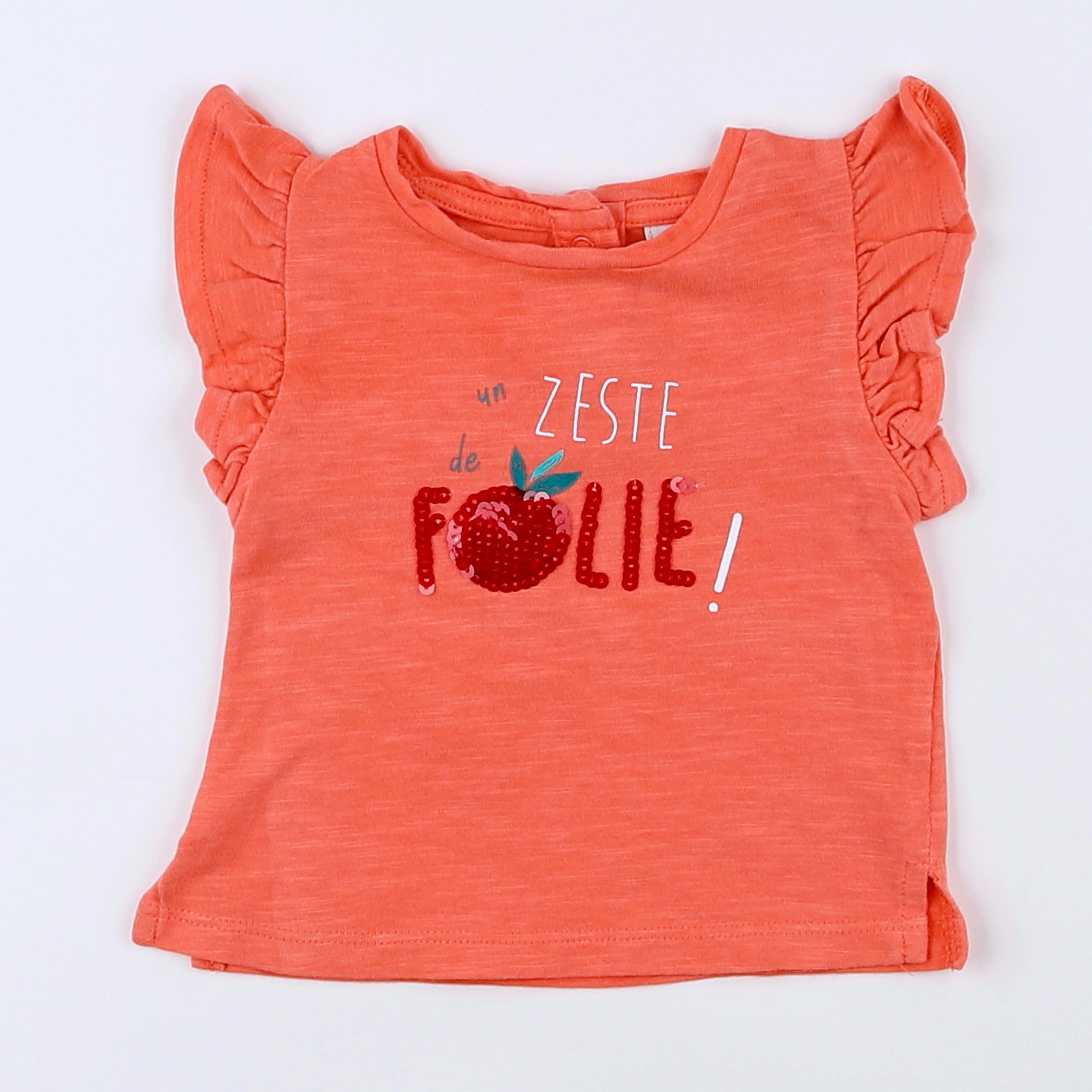 Tape à l'oeil - tee-shirt rouge - 3 mois
