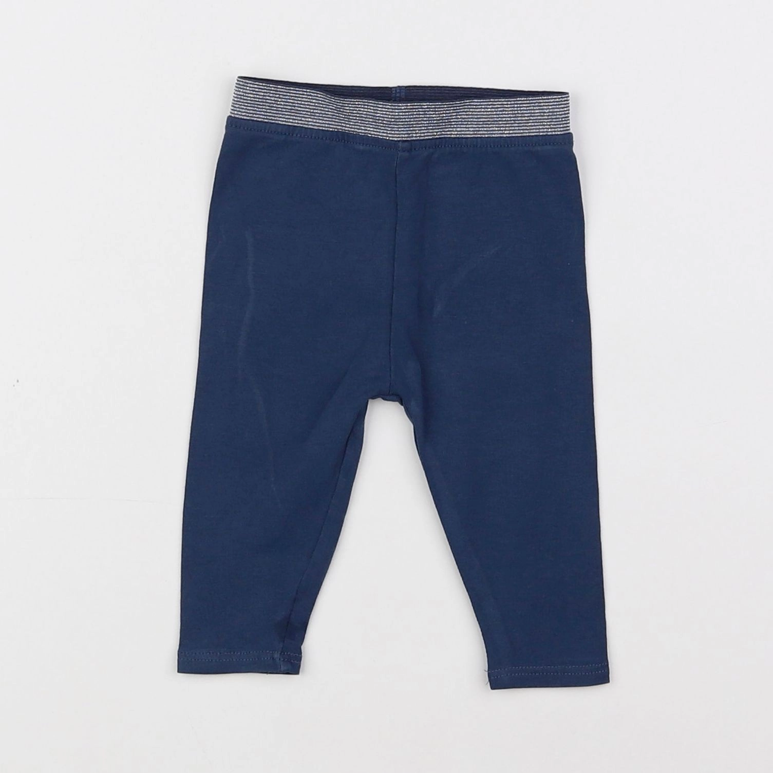 Vertbaudet - legging bleu - 3 mois