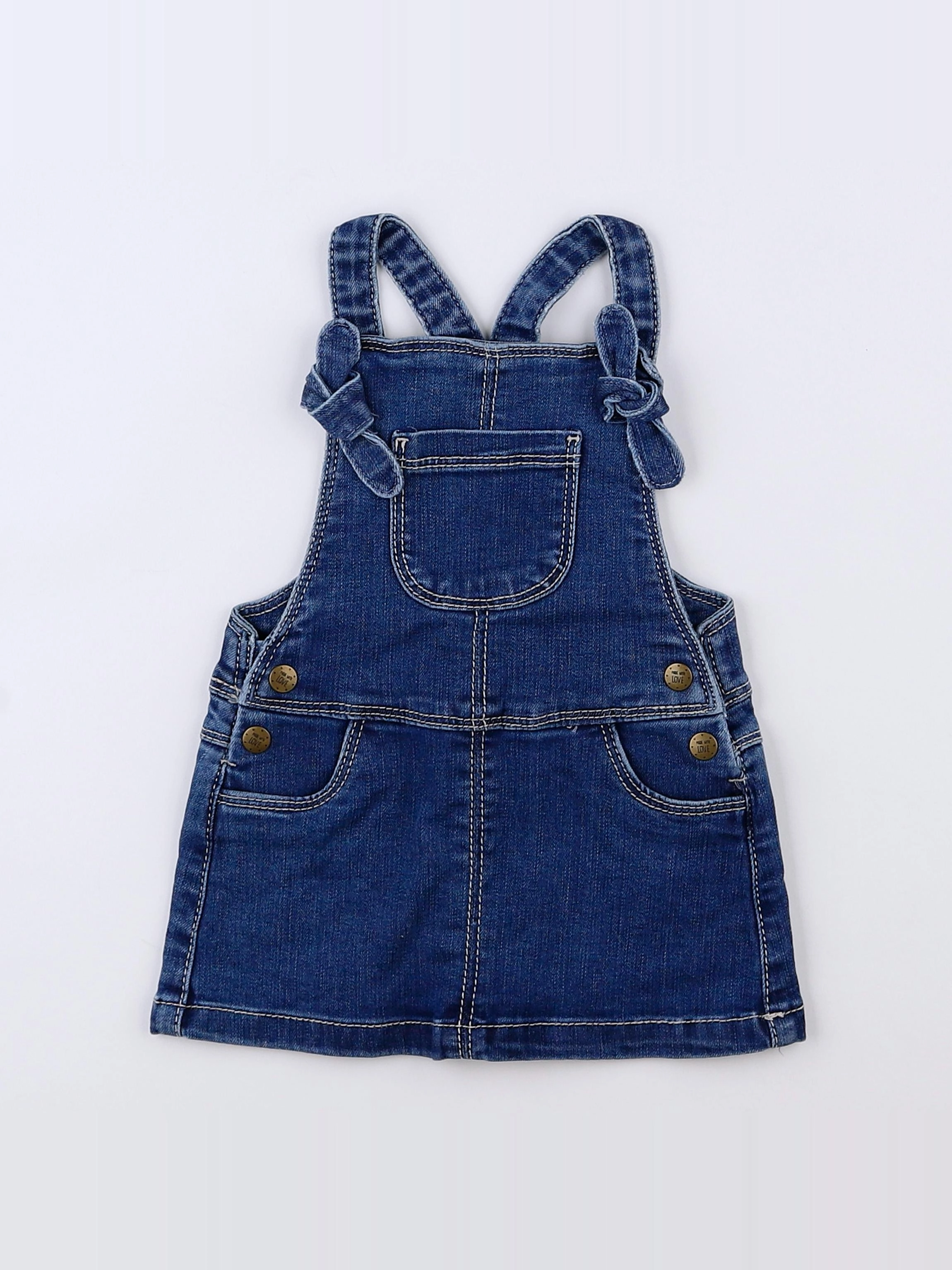 Tape à l'oeil - robe bleu - 9 mois