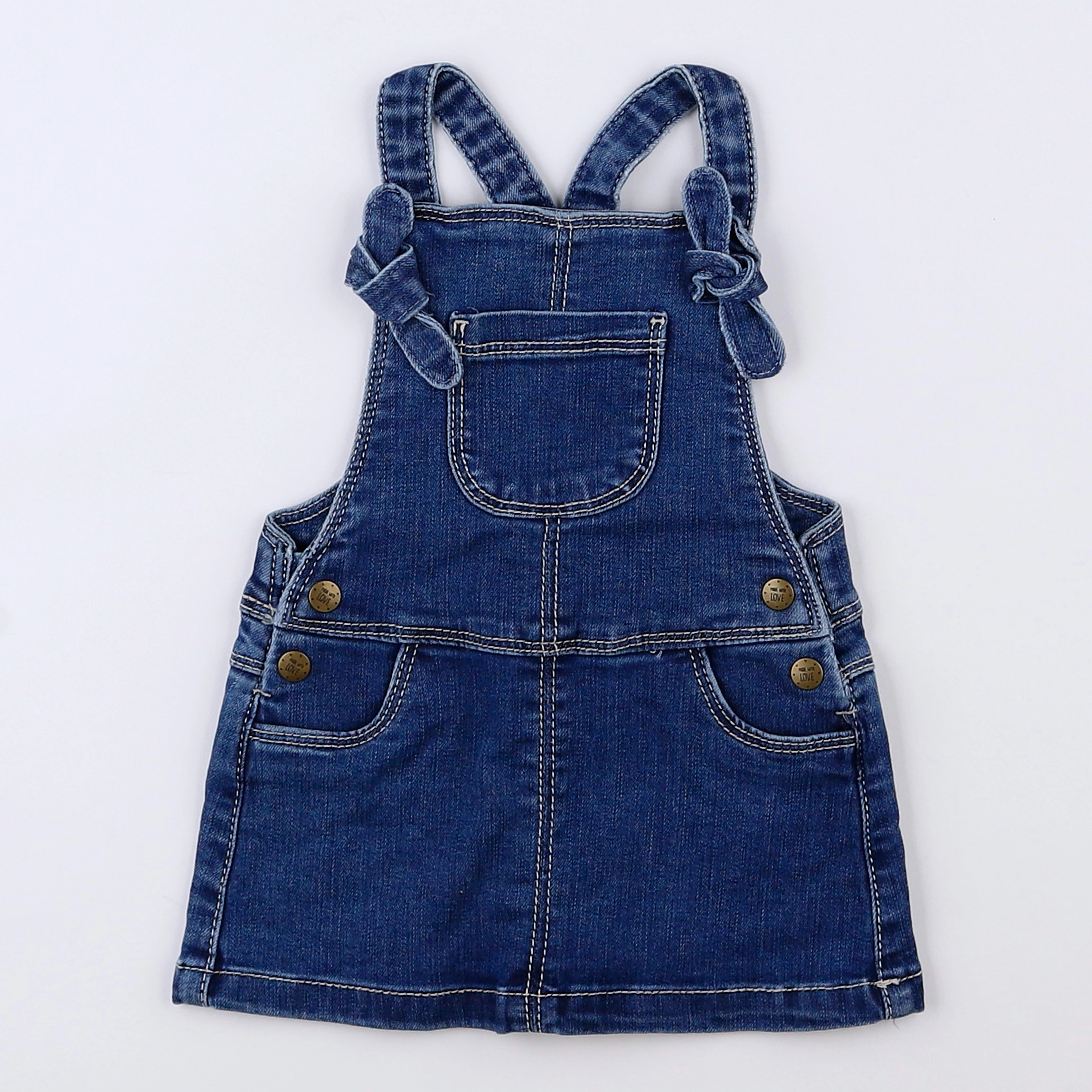 Tape à l'oeil - robe bleu - 9 mois