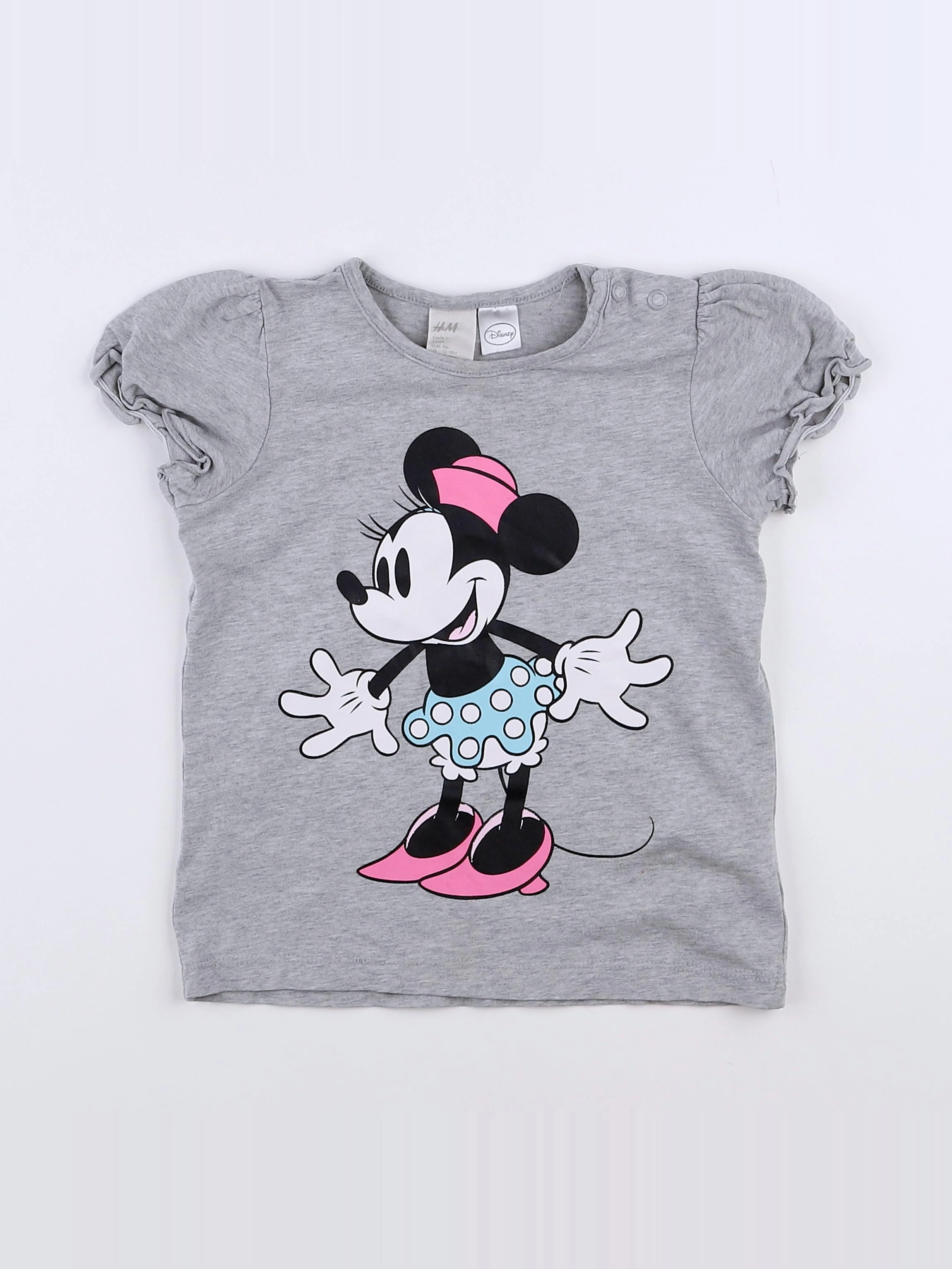 H&M - tee-shirt gris - 12/18 mois