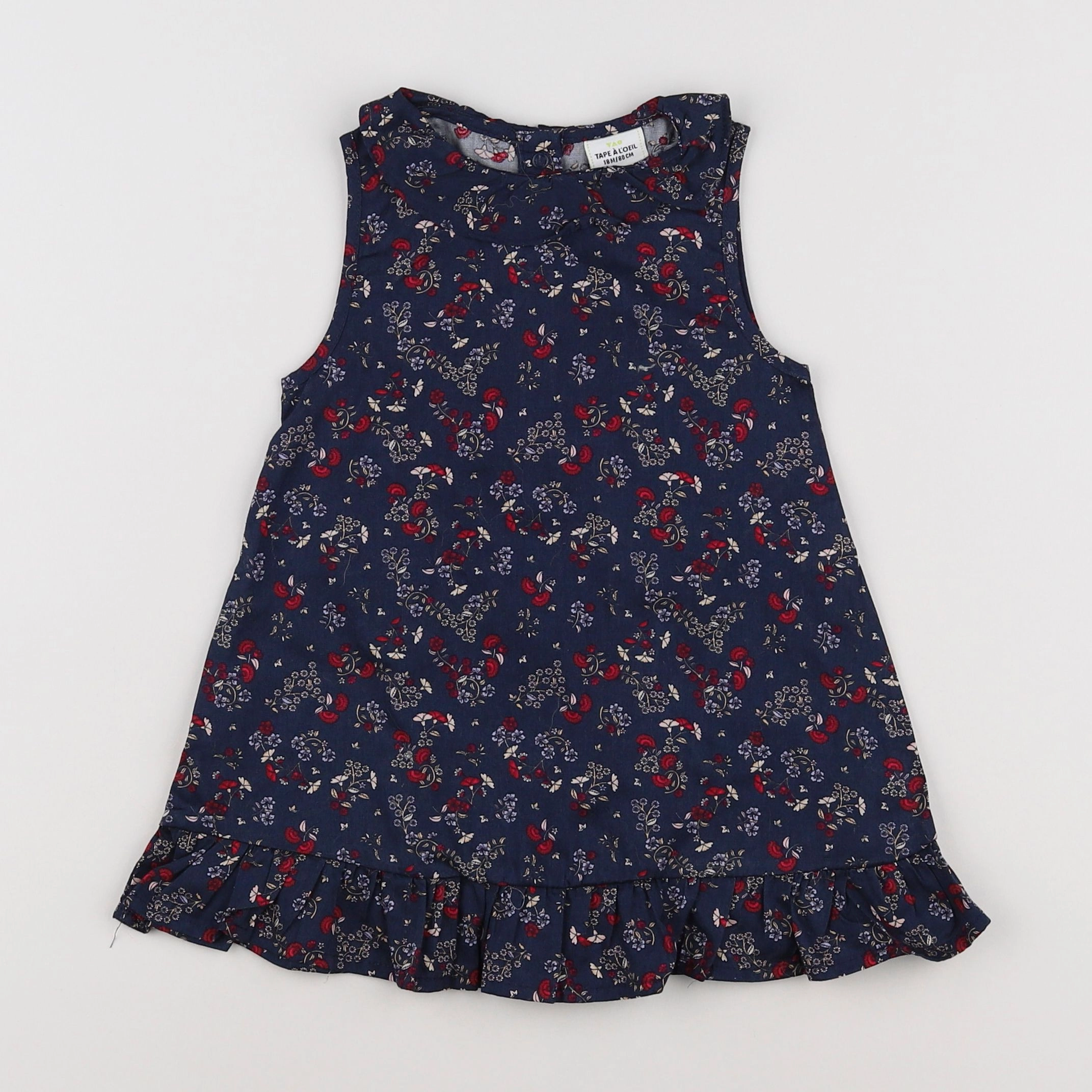 Tape à l'oeil - robe bleu, multicolore - 18 mois