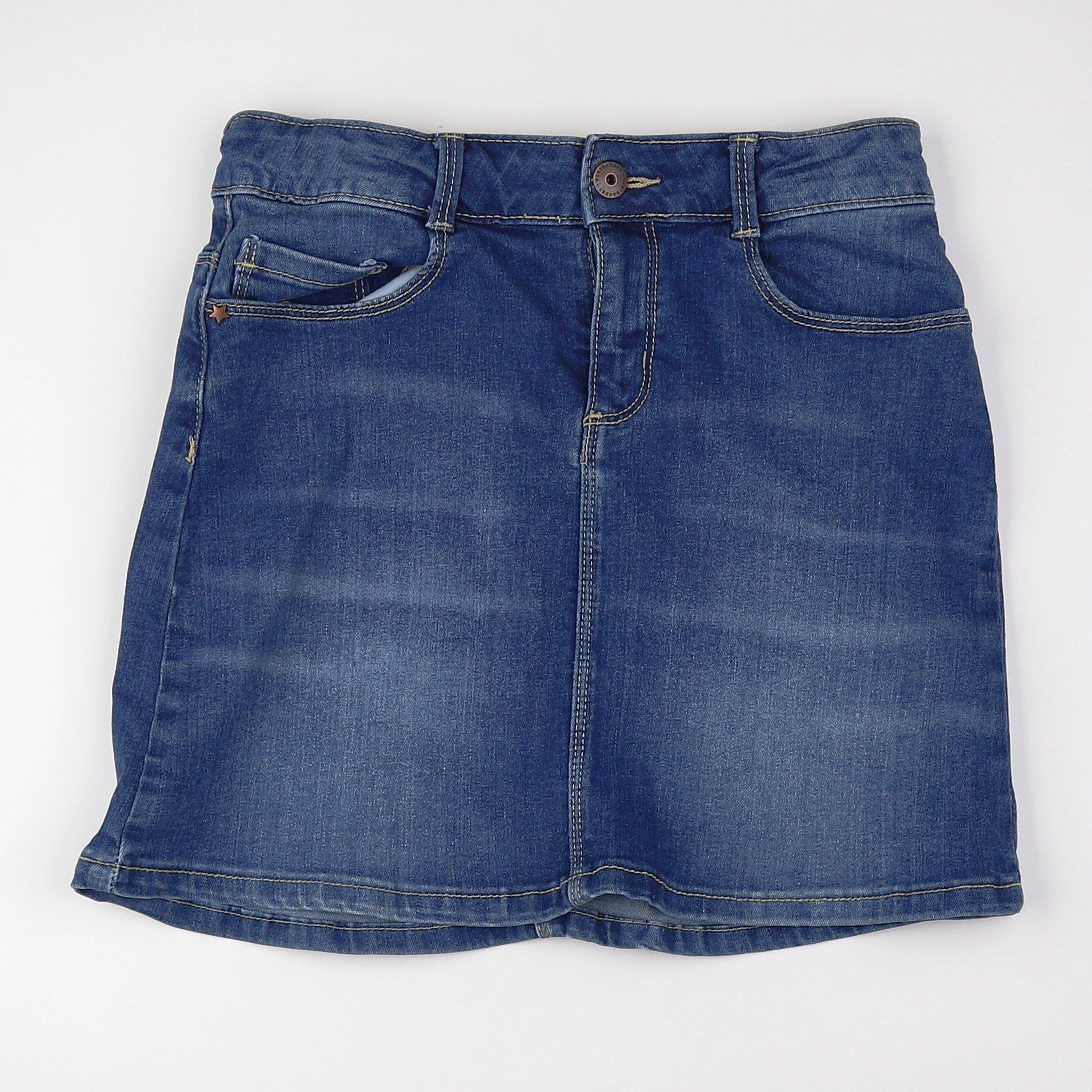 Vertbaudet - jupe bleu - 12 ans