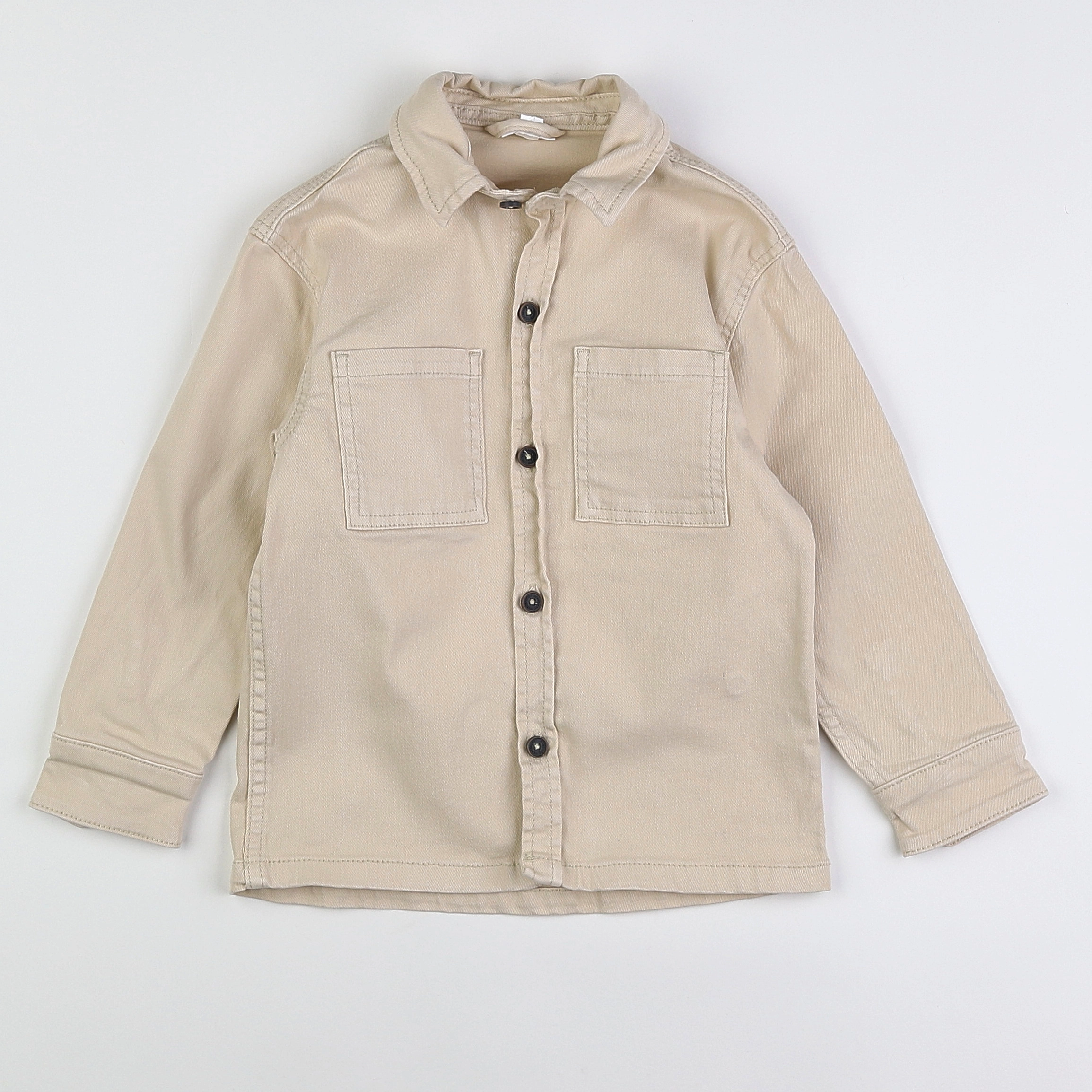 Vertbaudet - veste imprimé au dos beige - 5 ans