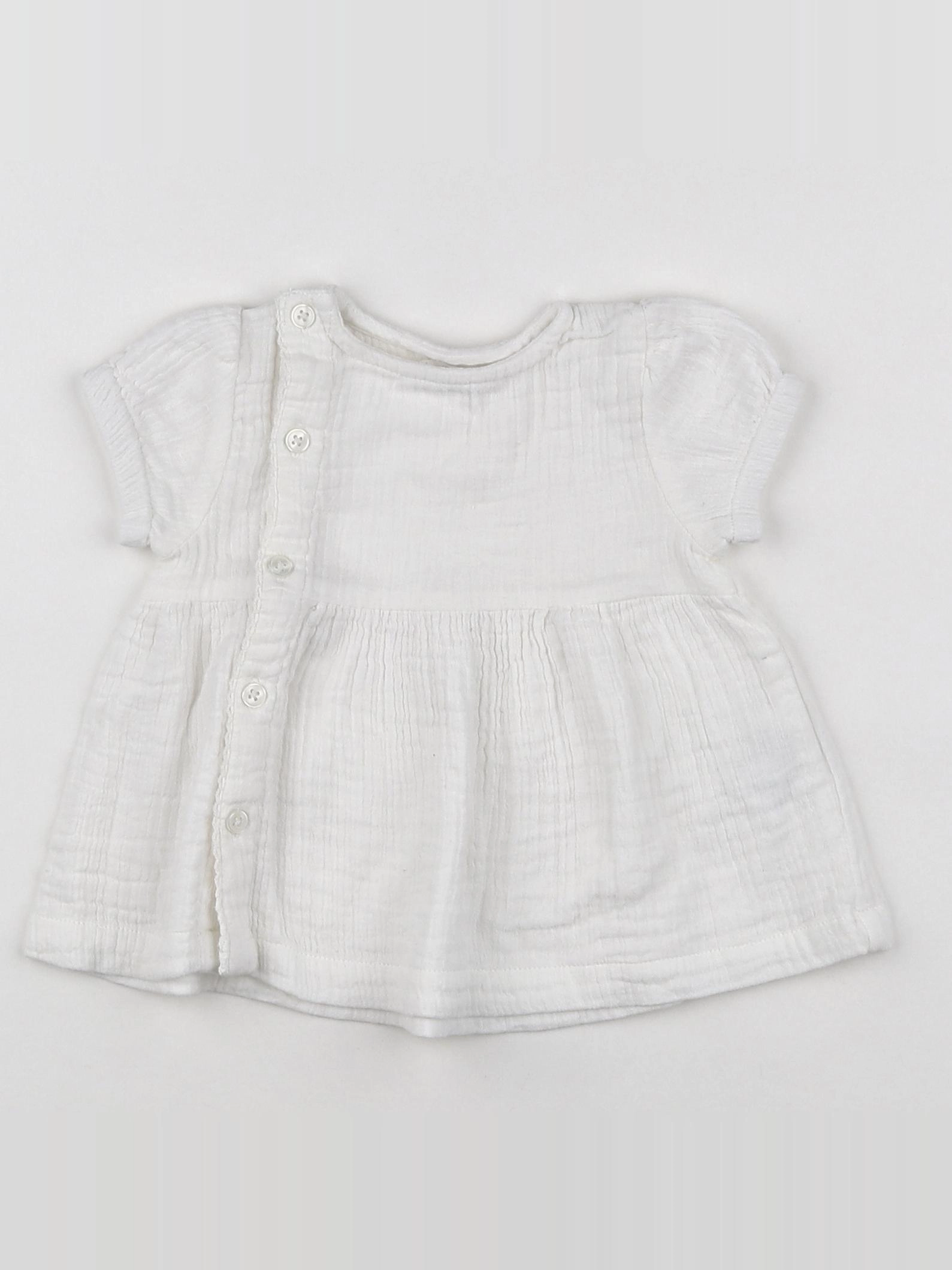 Boutchou - robe blanc - 6 mois