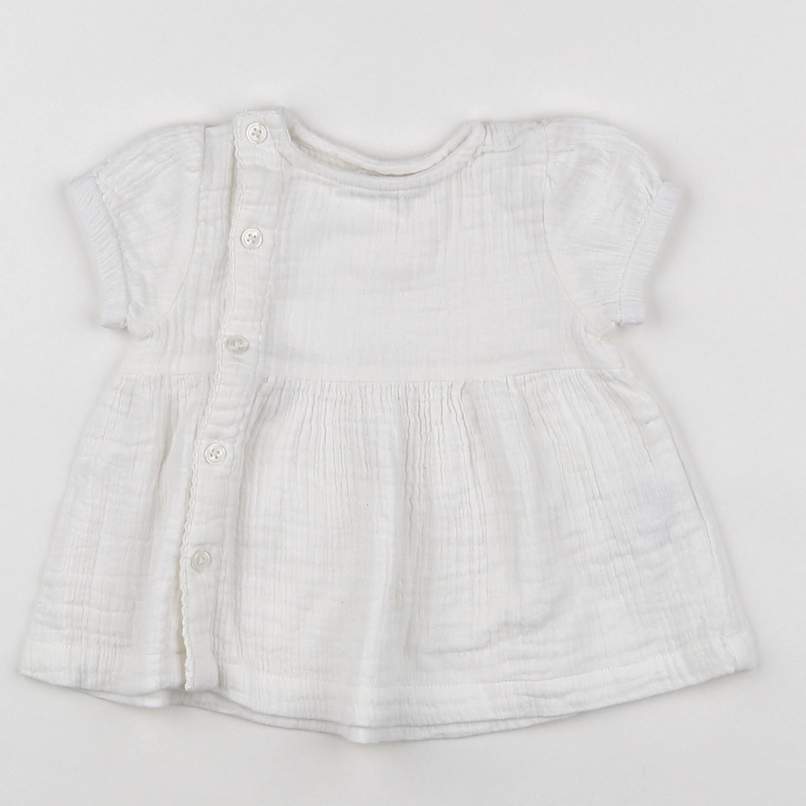 Boutchou - robe blanc - 6 mois