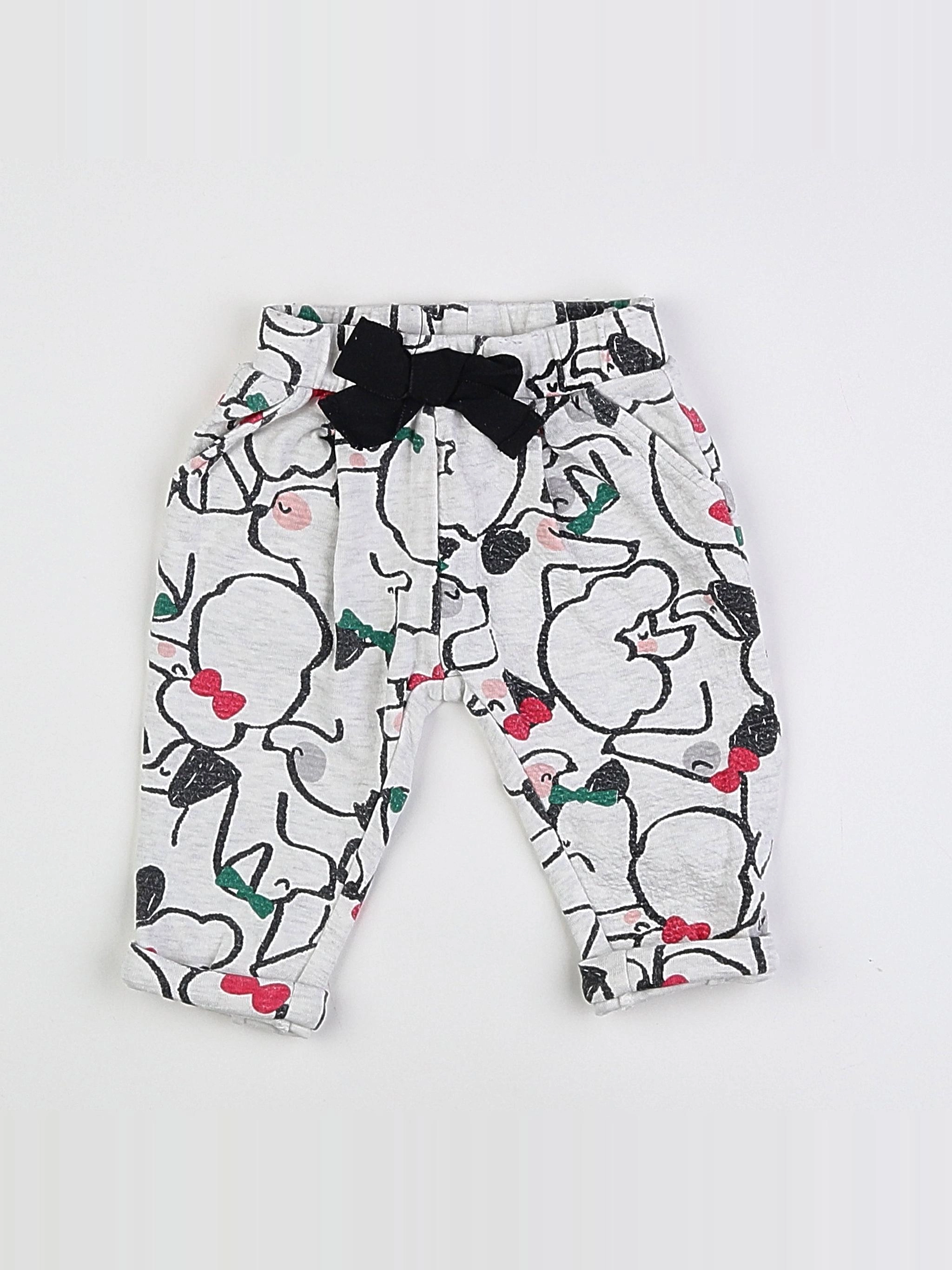 Catimini - pantalon blanc, multicolore - 6 mois