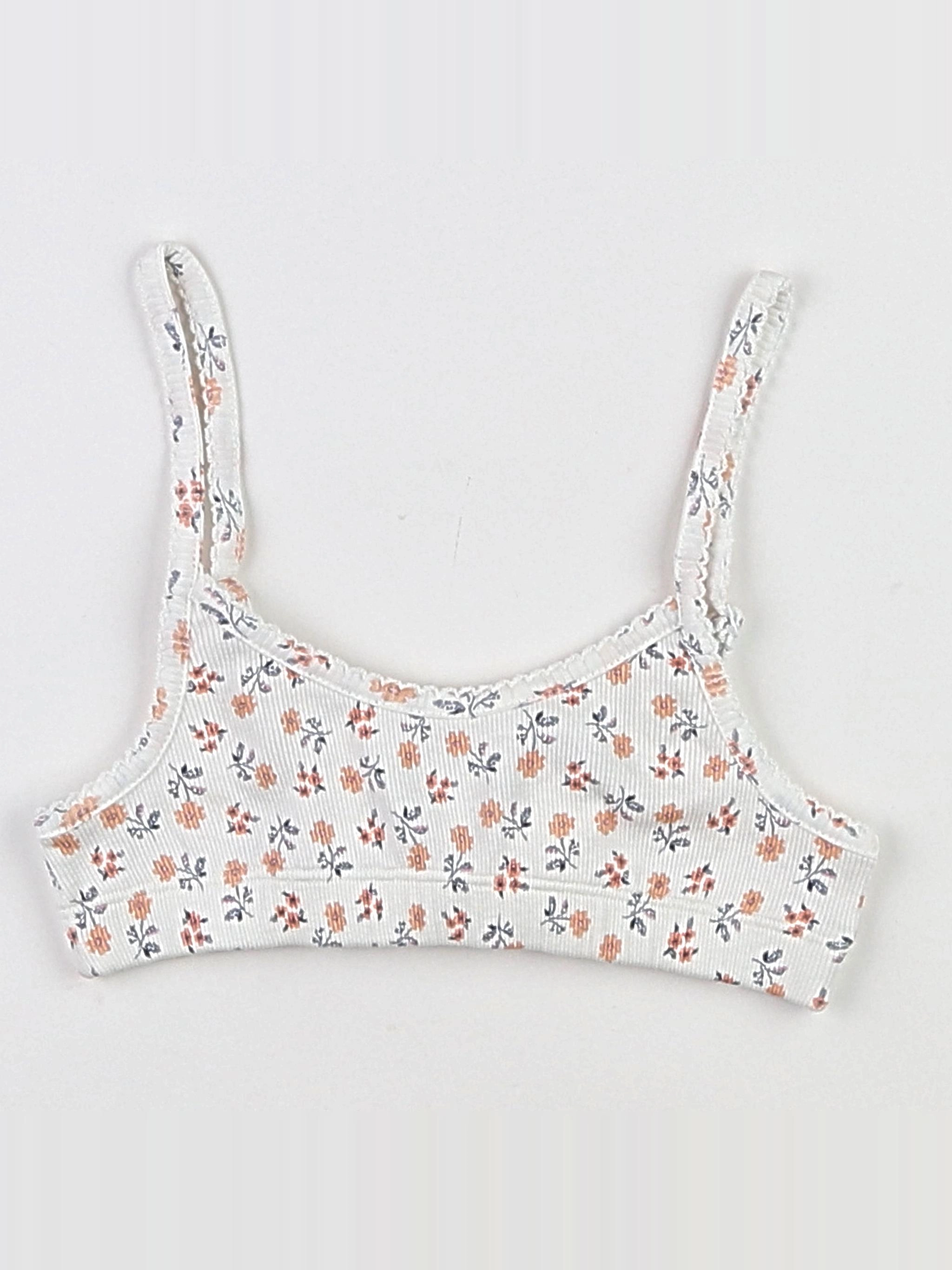 The new society - brassière blanc, rose (état neuf) - 6 ans