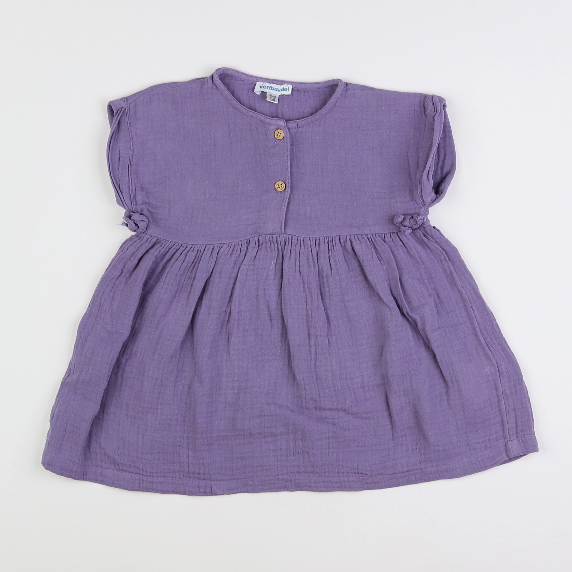 Vertbaudet - robe violet - 18 mois