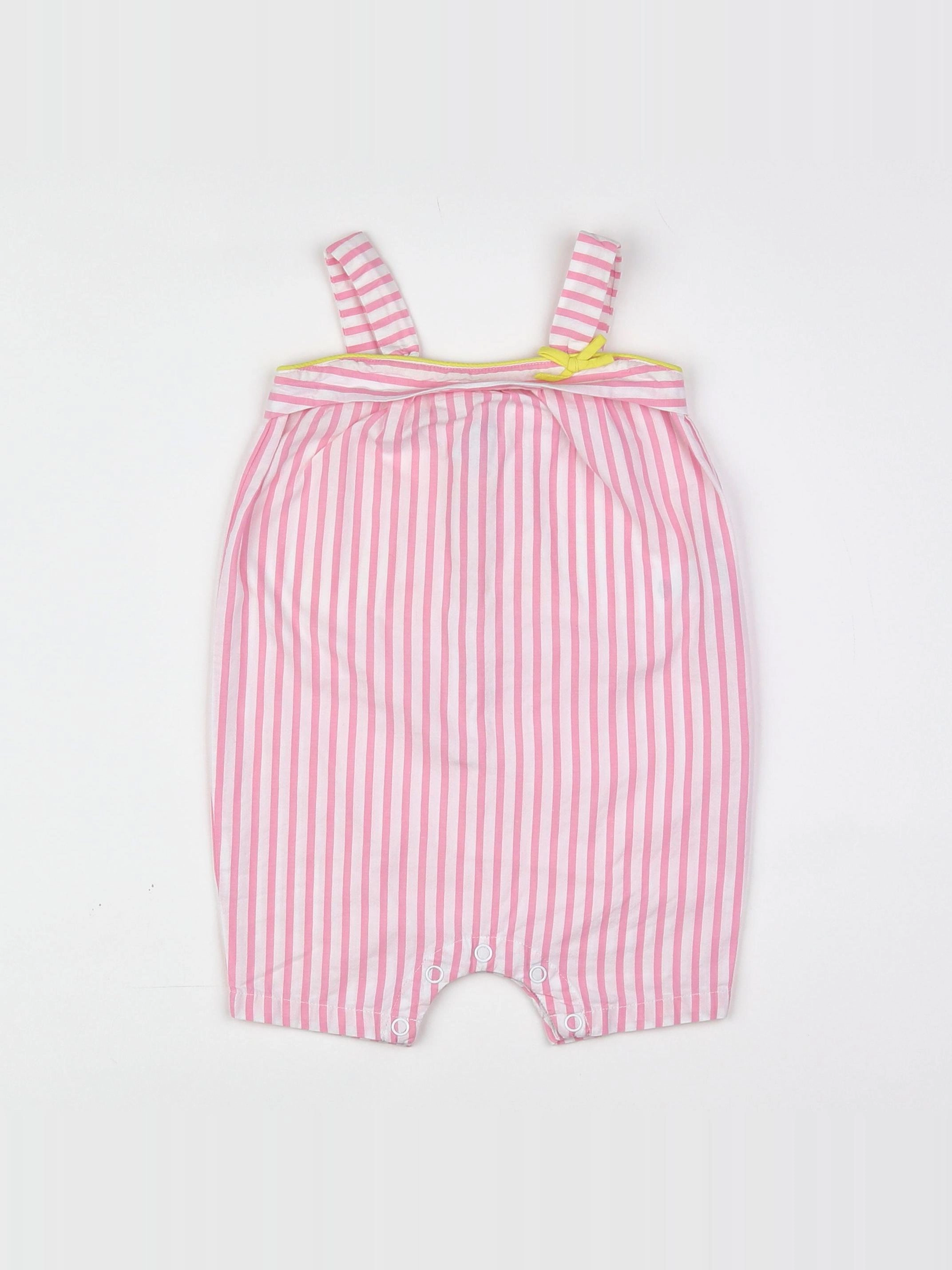 Petit Bateau - combinaison rose - 12 mois