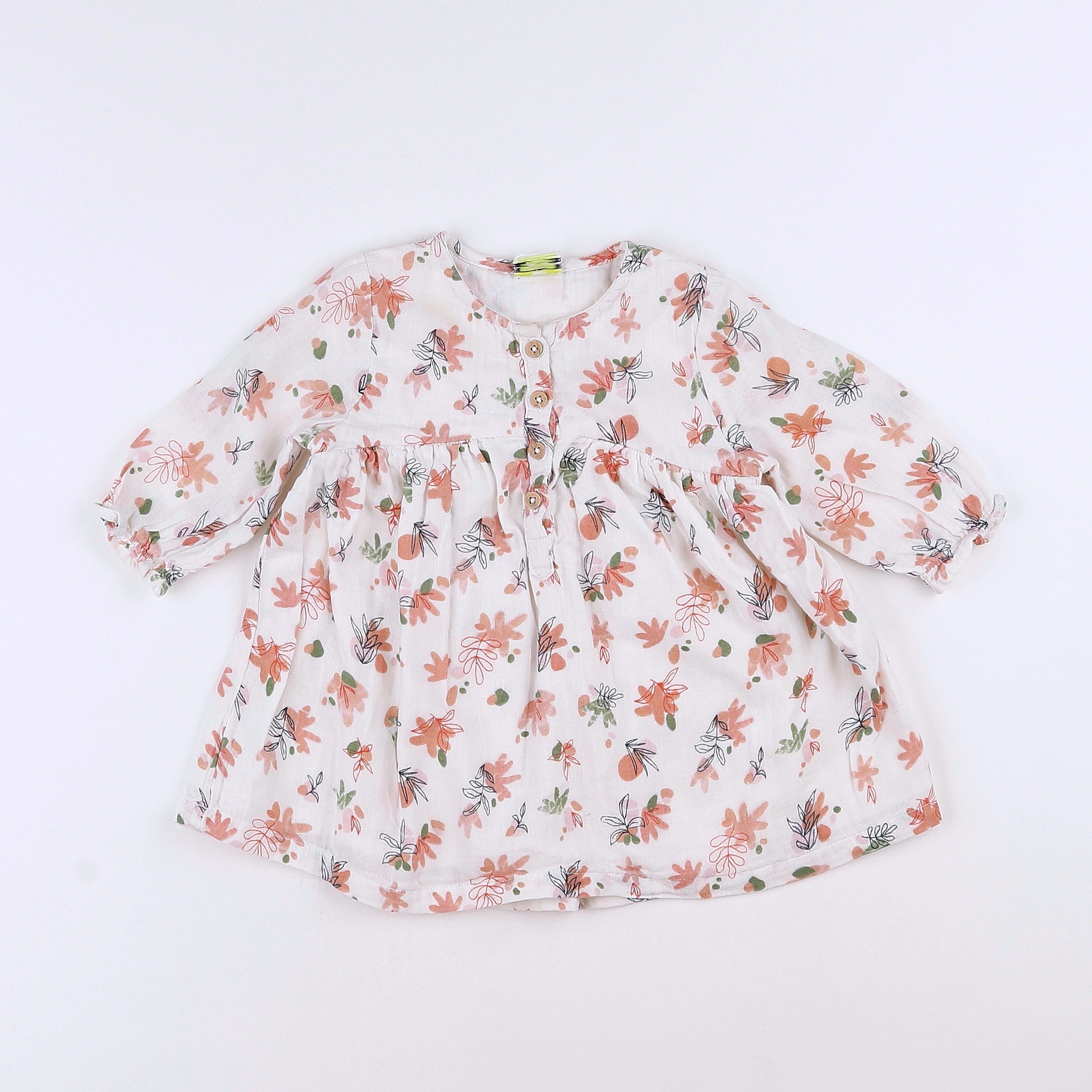 Tape à l'oeil - robe multicolore - 12 mois