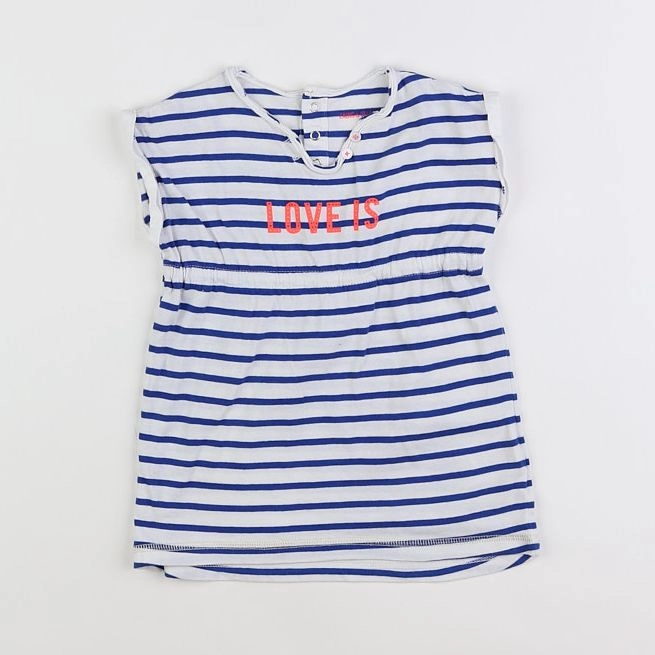 Zadig & Voltaire - robe bleu - 12 mois