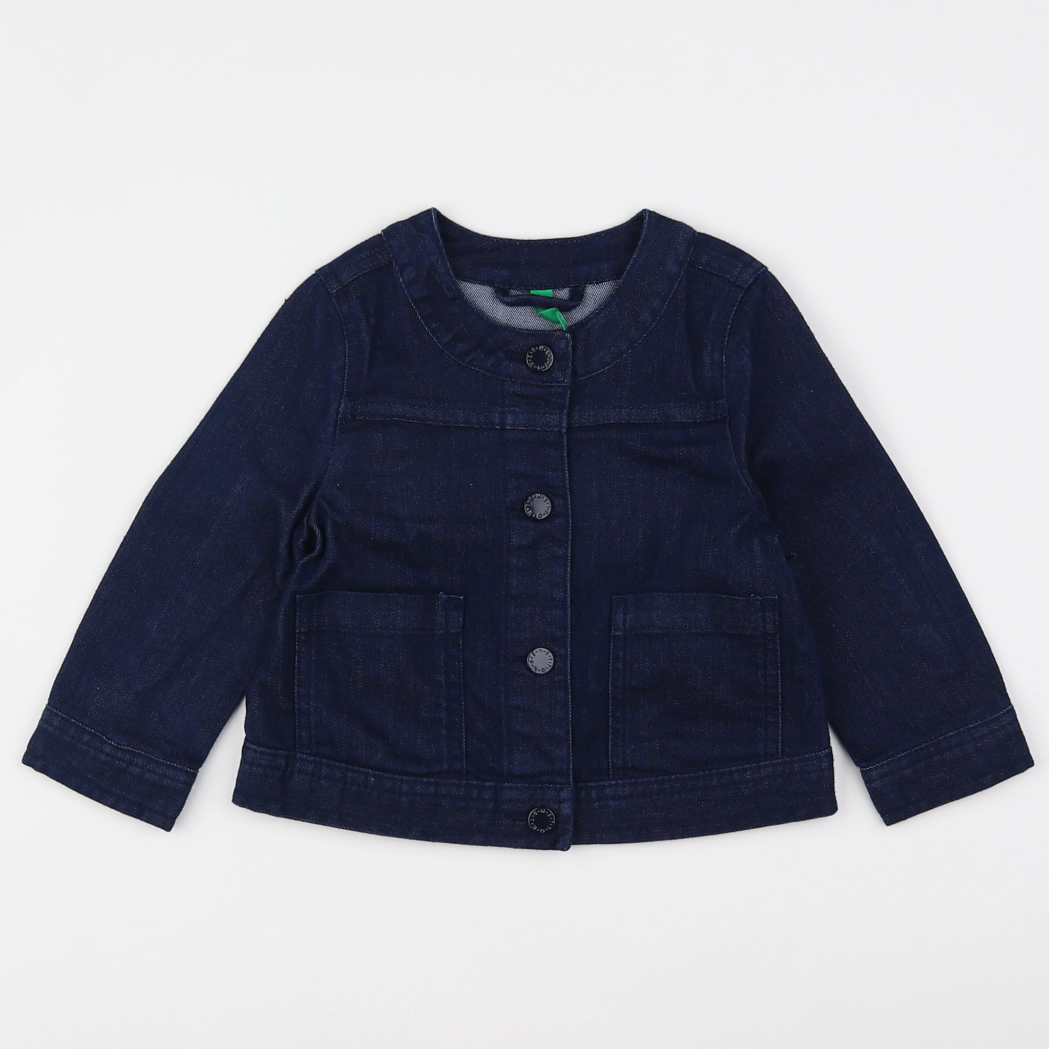 Benetton - veste bleu - 12 mois