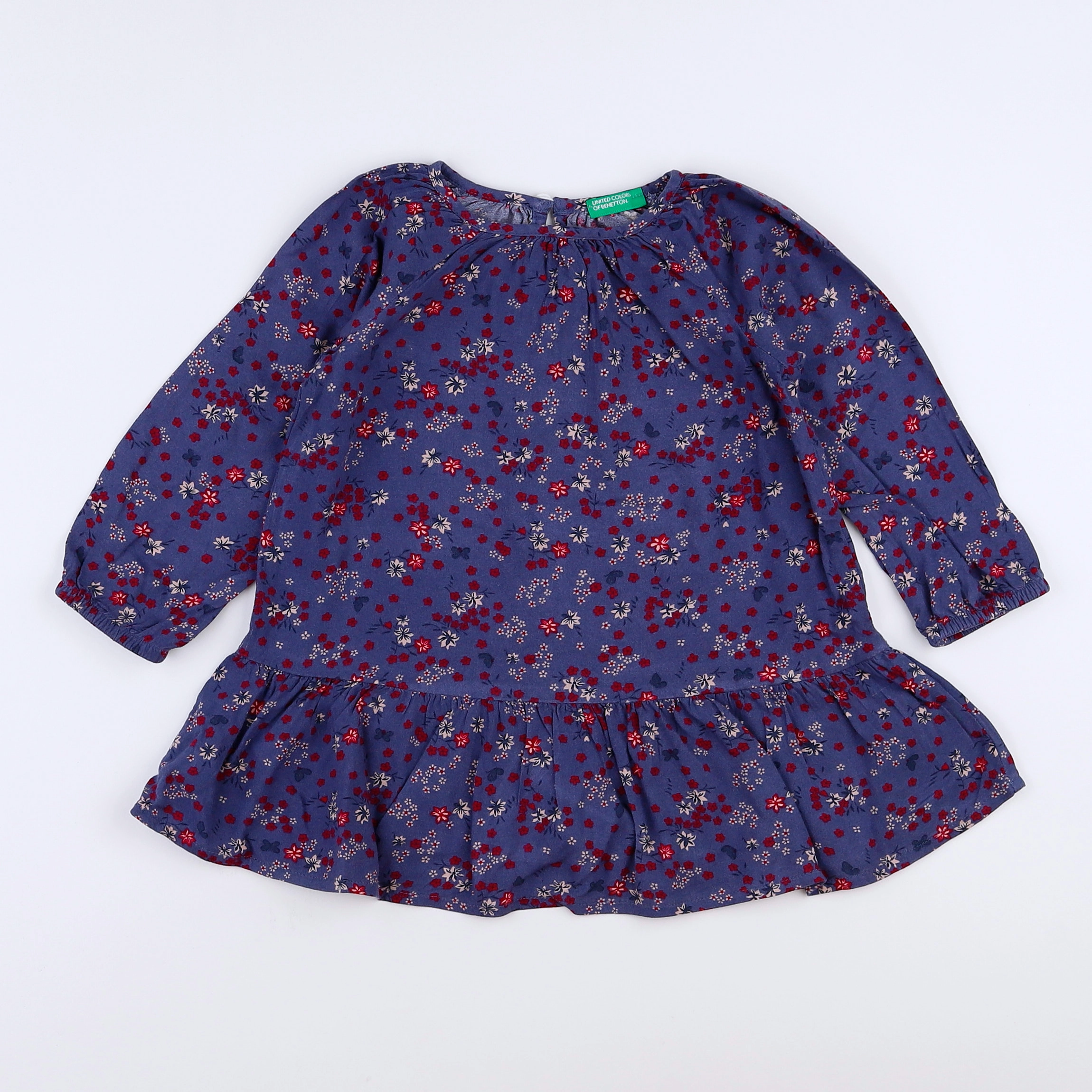 Benetton - robe violet - 18 mois à 2 ans