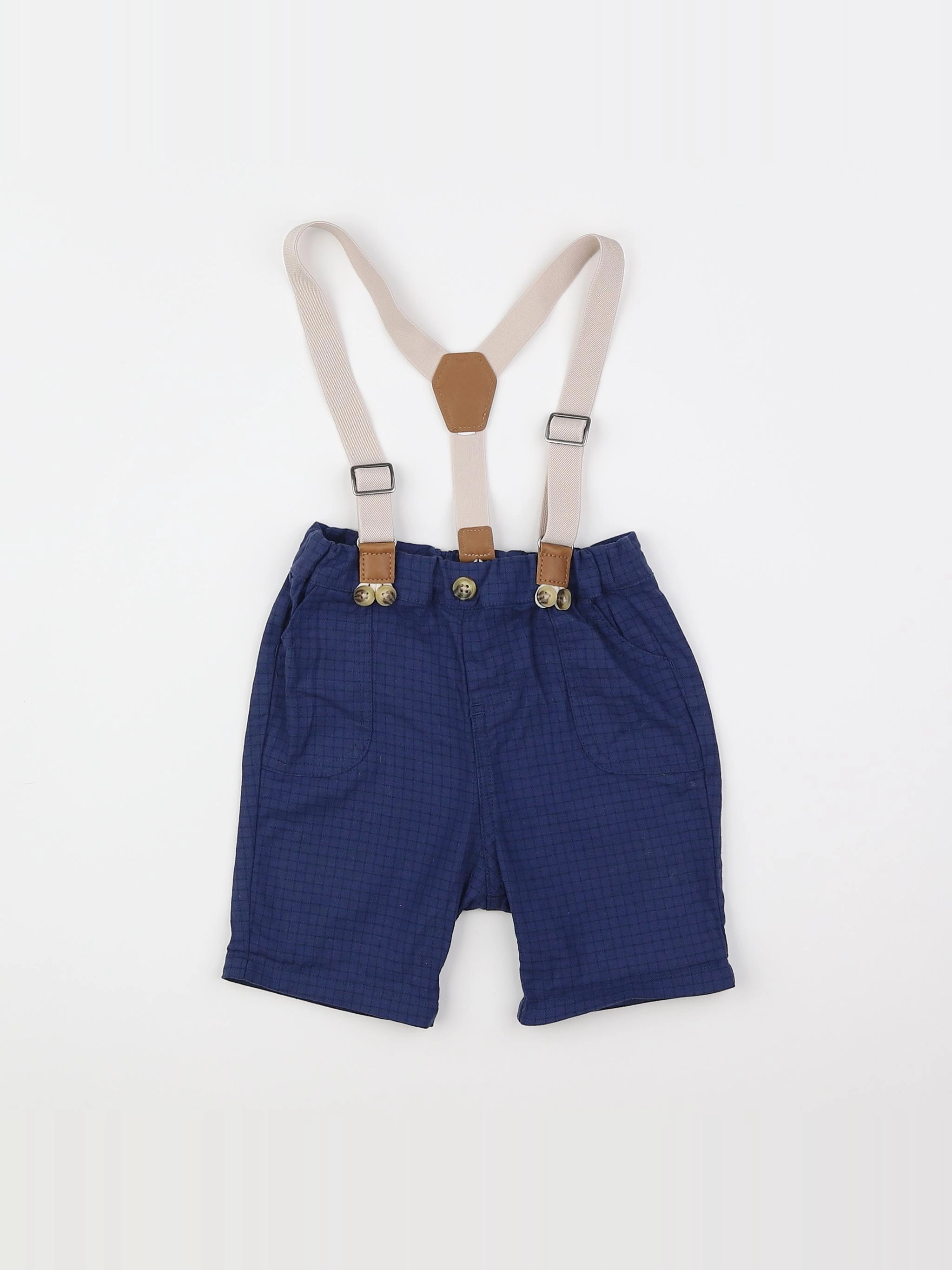 Tape à l'oeil - short bleu - 12 mois