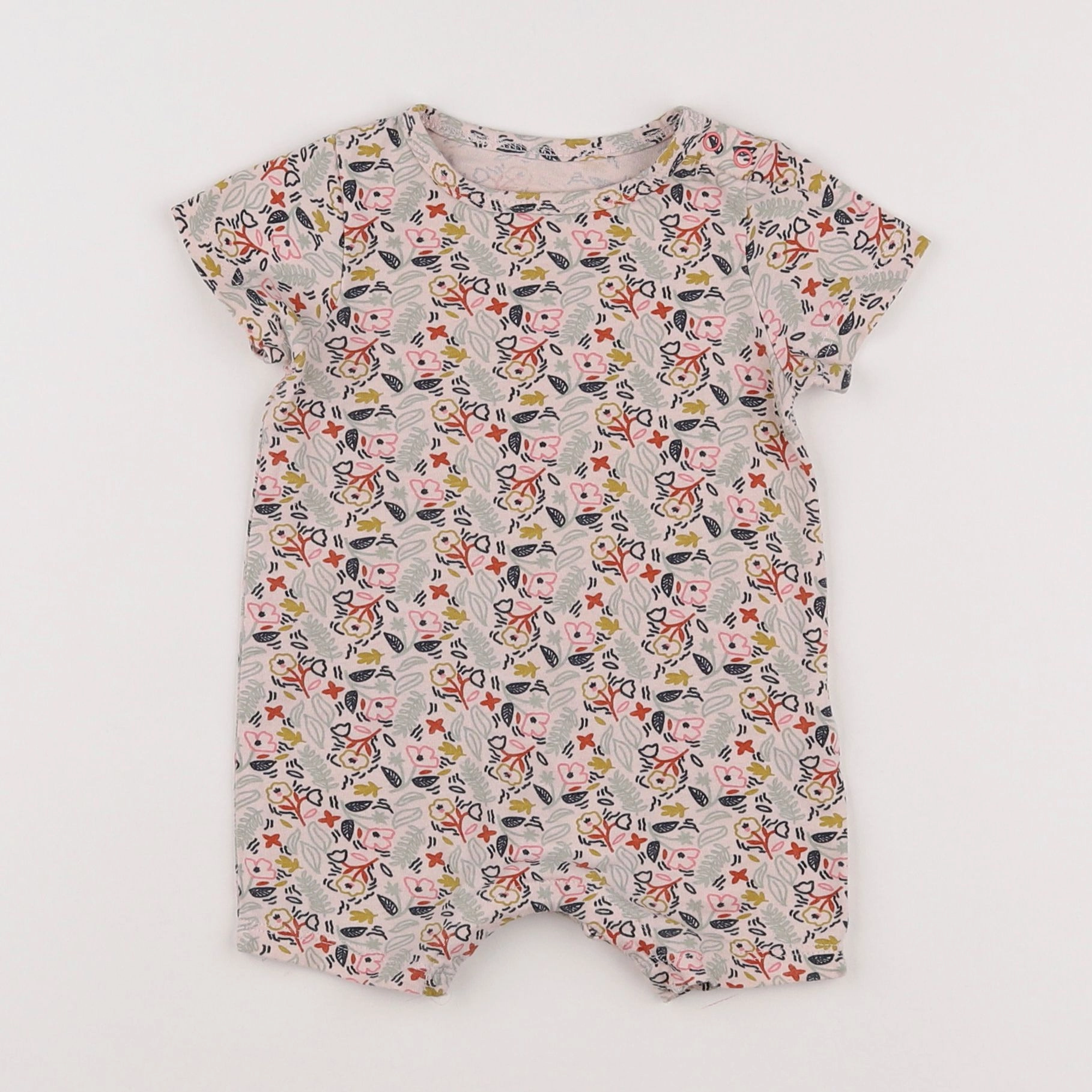 Boutchou - combinaison rose, multicolore - 3 mois