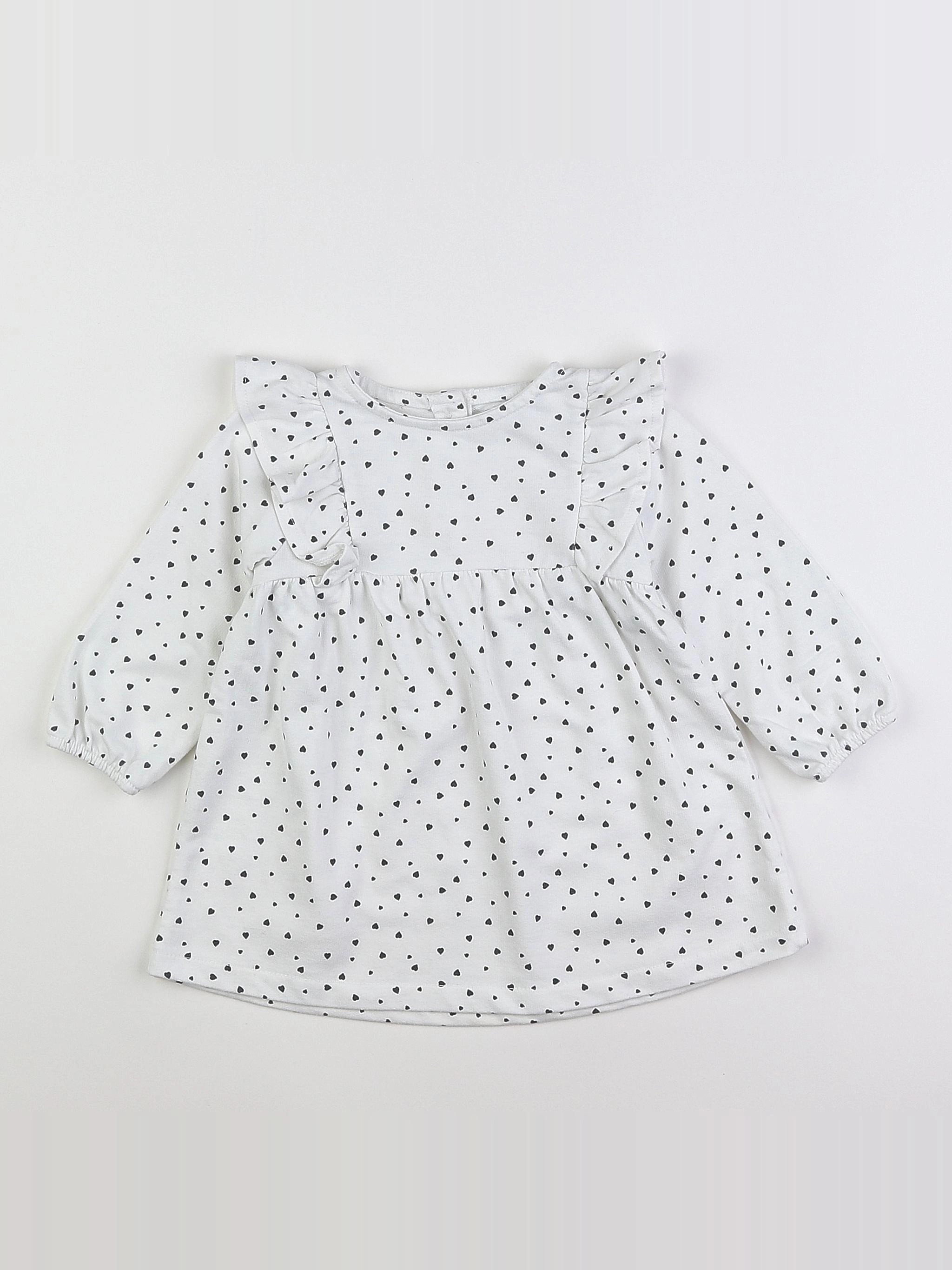 Vertbaudet - robe blanc - 18 mois