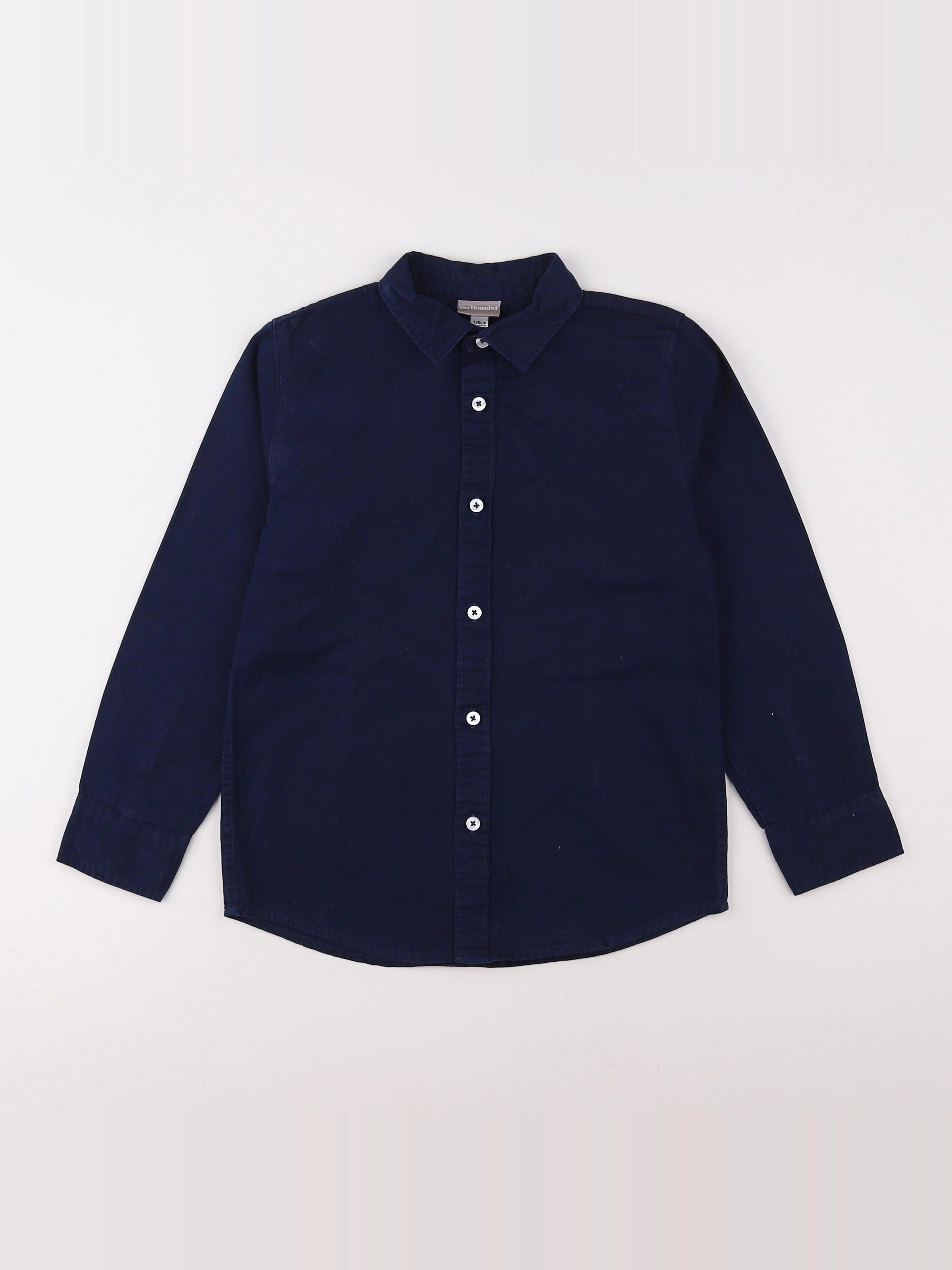Vertbaudet - chemise bleu - 8 ans