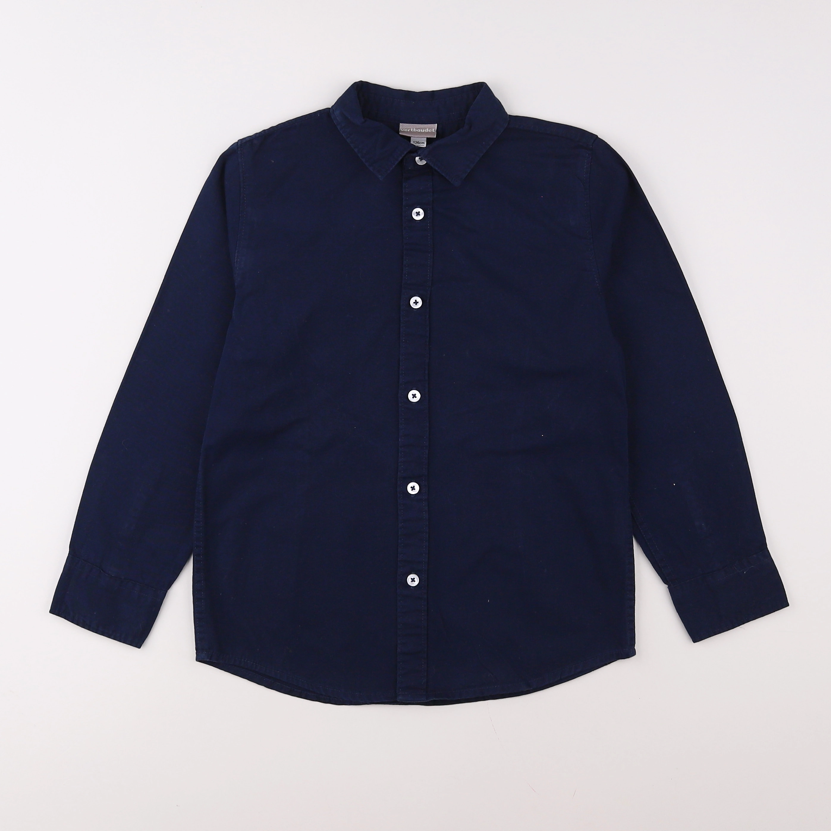 Vertbaudet - chemise bleu - 8 ans