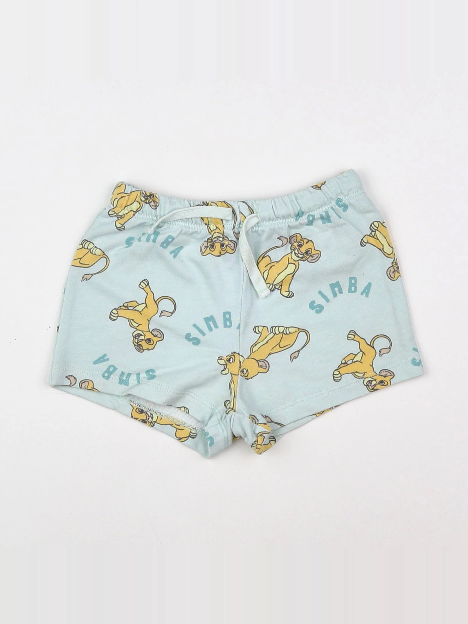 H&M - short bleu - 9/12 mois