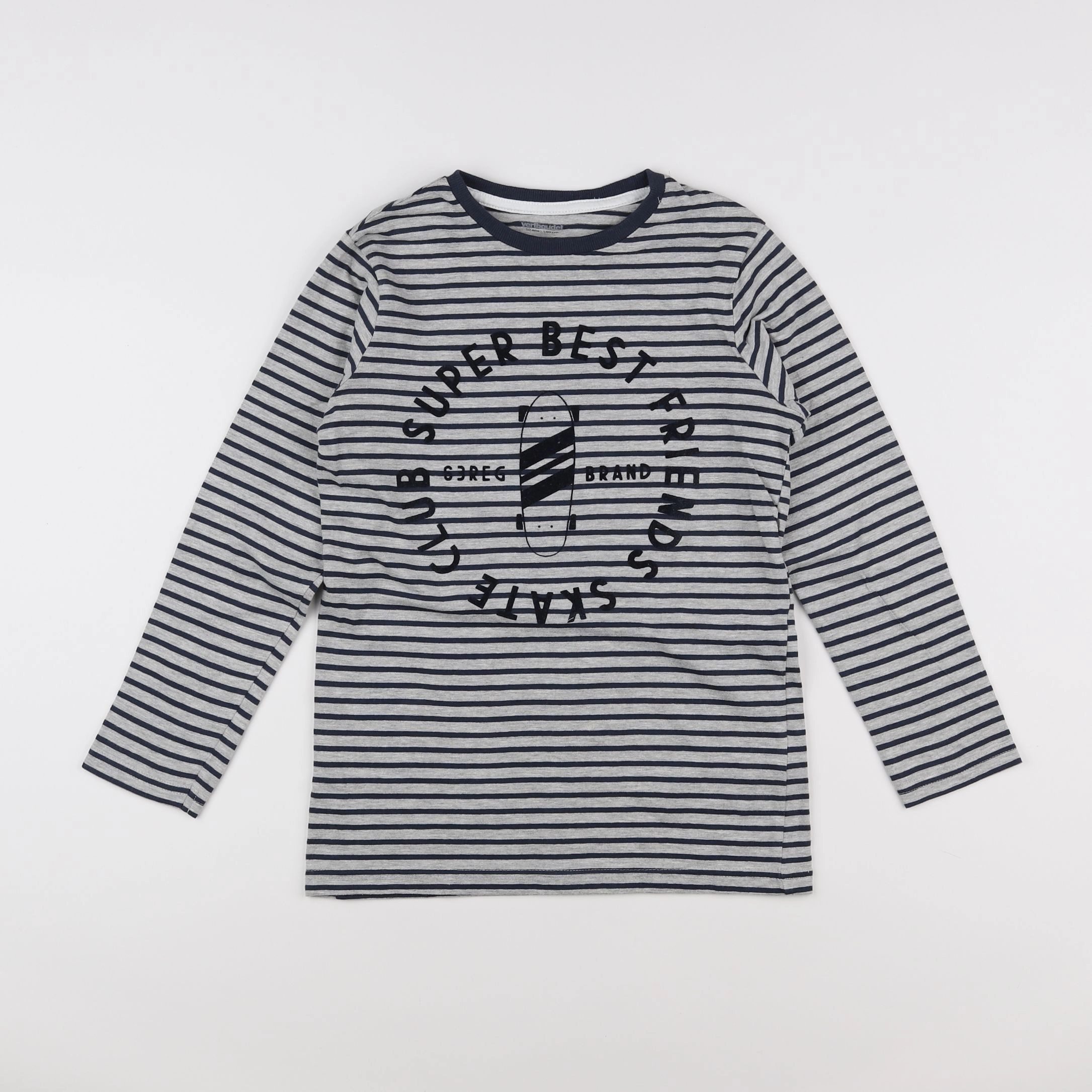 Vertbaudet - tee-shirt gris - 10 ans