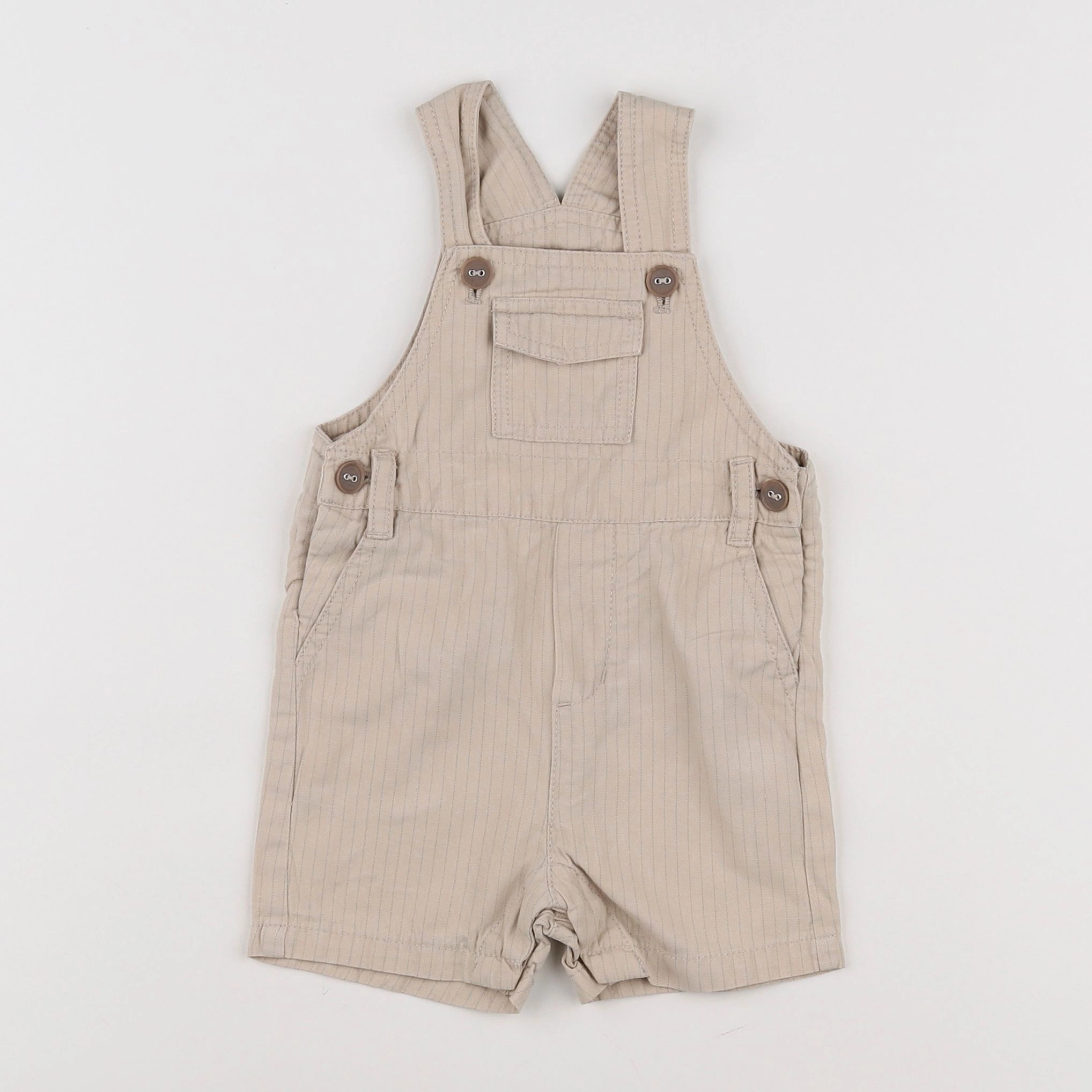 Jacadi - salopette beige - 6 mois