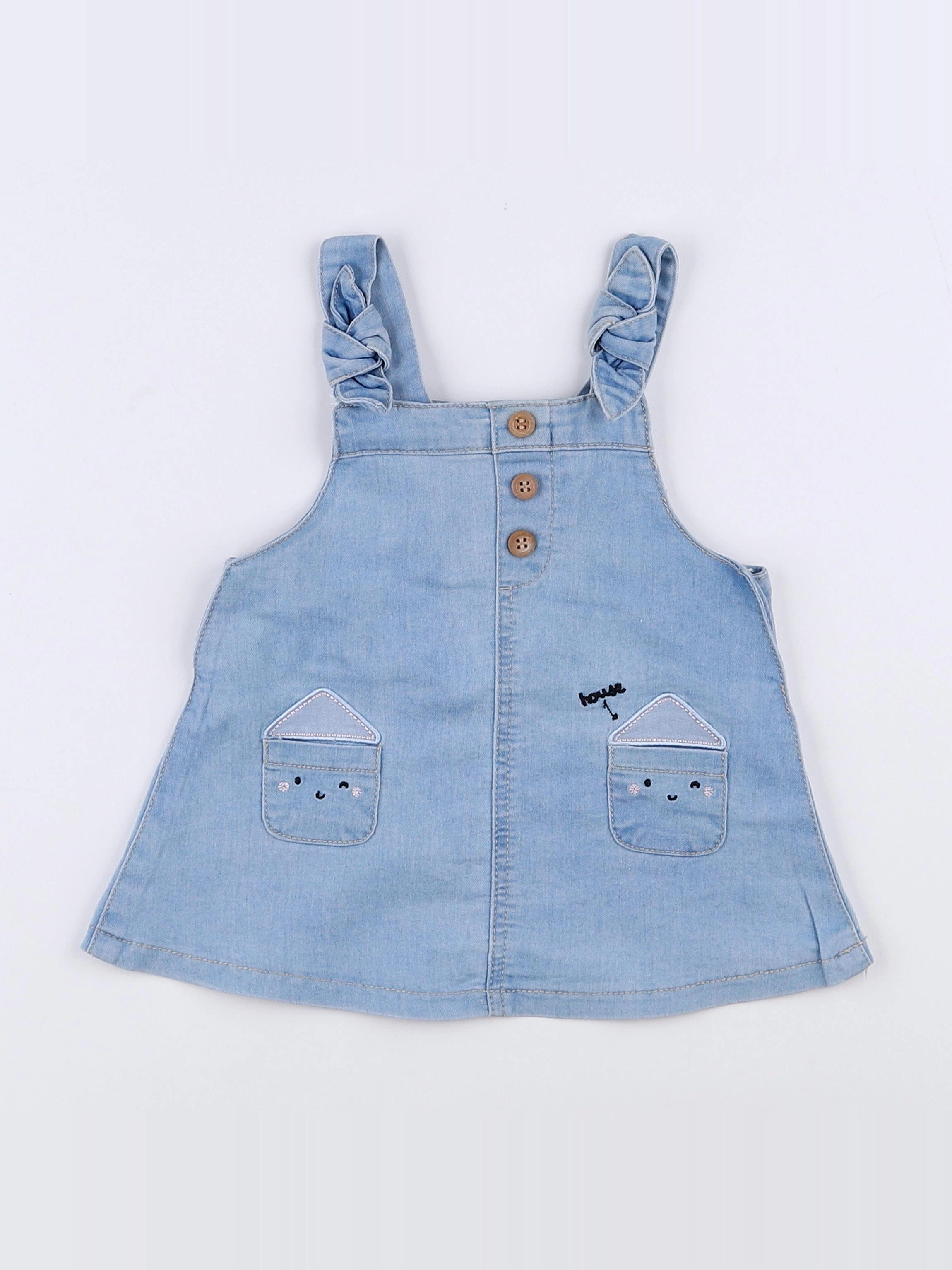 Mayoral - robe bleu - 3 mois