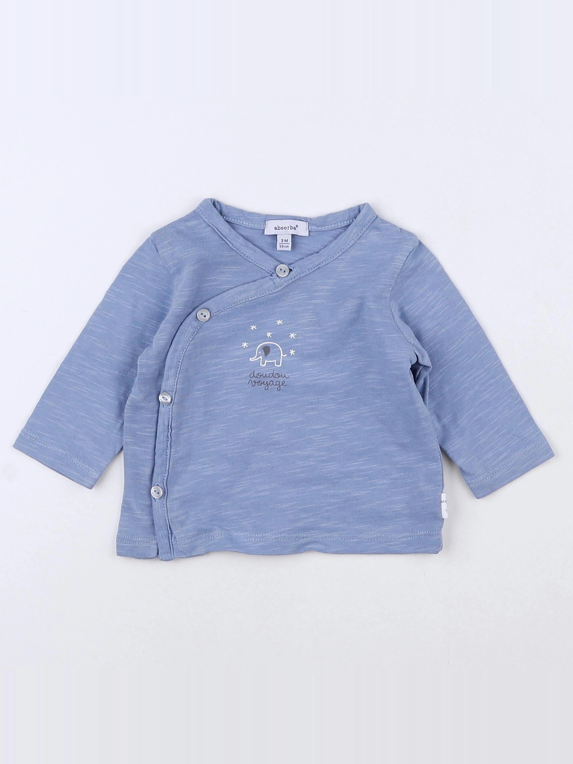 Absorba - tee-shirt bleu - 3 mois