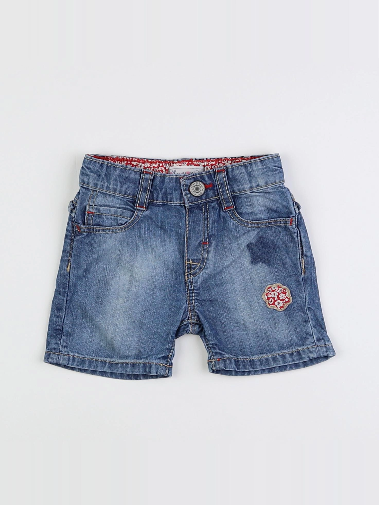 Levi's - short bleu - 12 mois