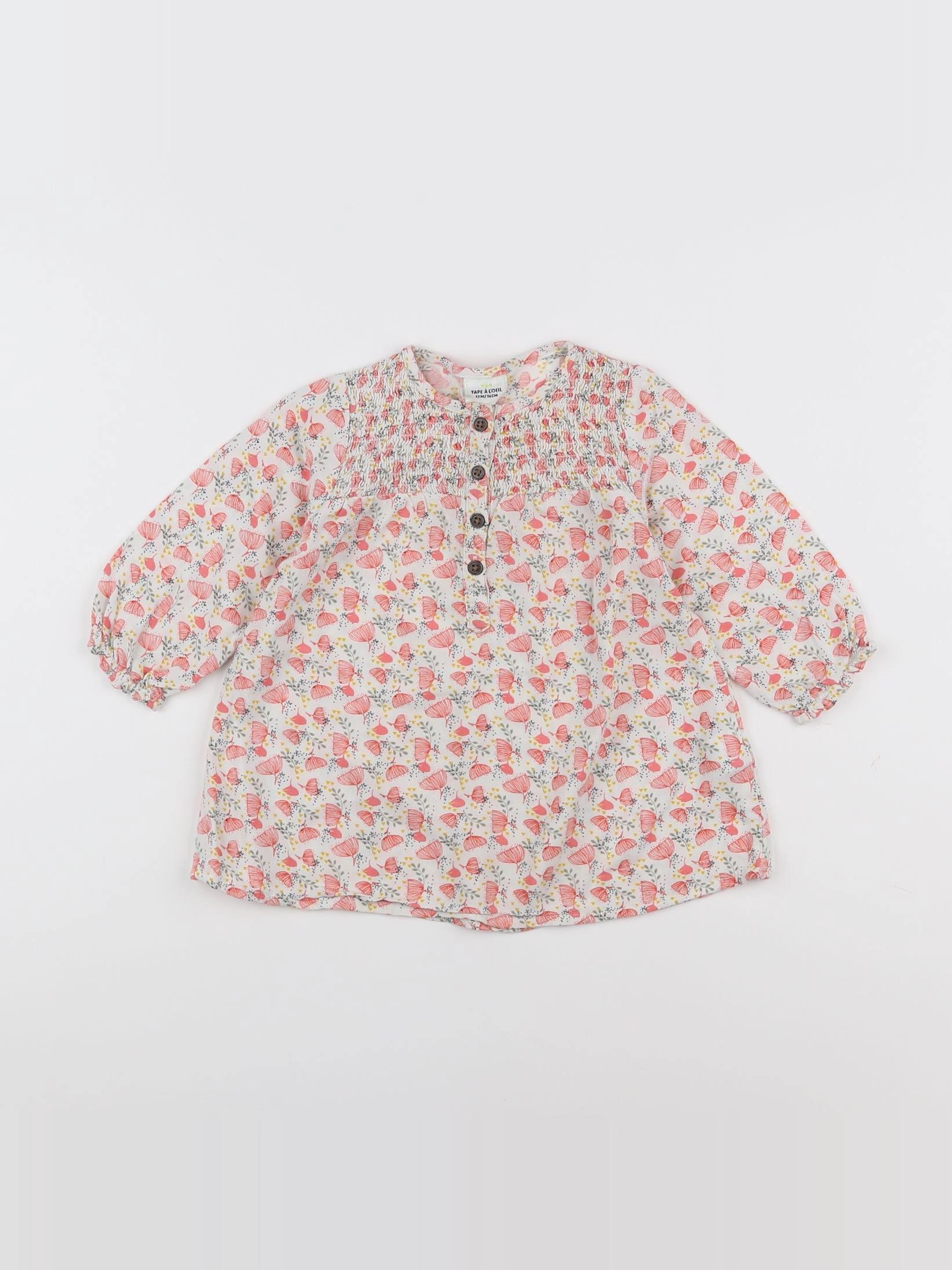 Tape à l'oeil - robe multicolore - 12 mois