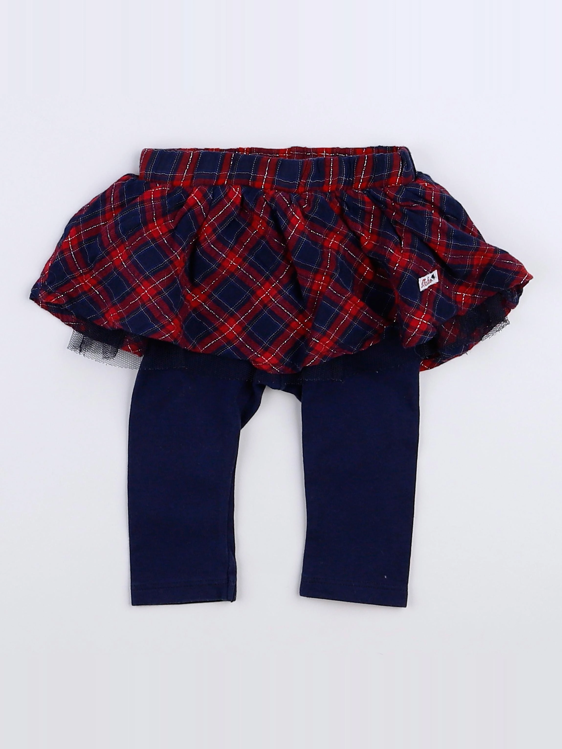 IKKS - legging bleu, rouge - 3 mois