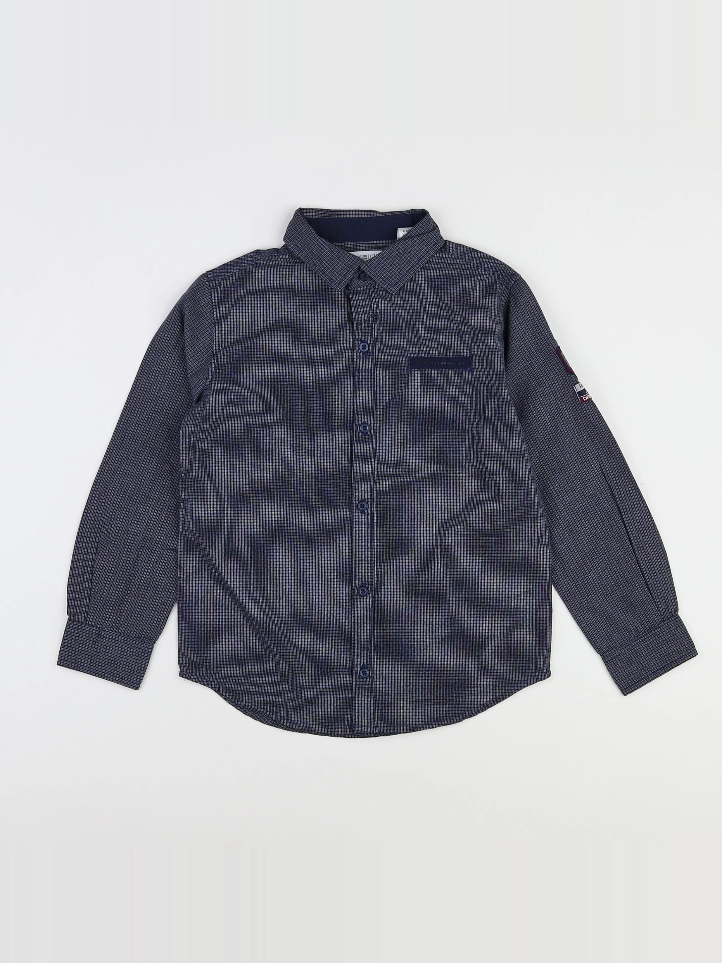 Okaidi - chemise bleu - 6 ans