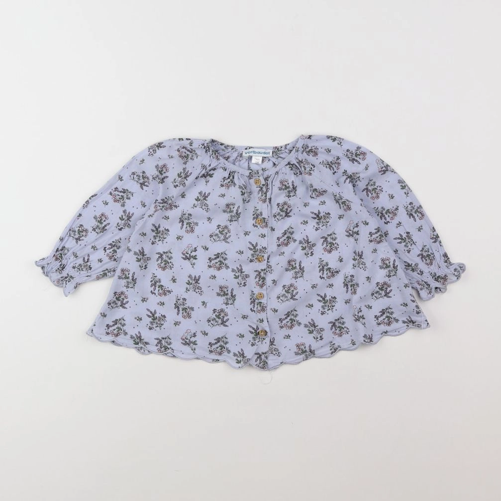 Vertbaudet - blouse violet - 12 mois