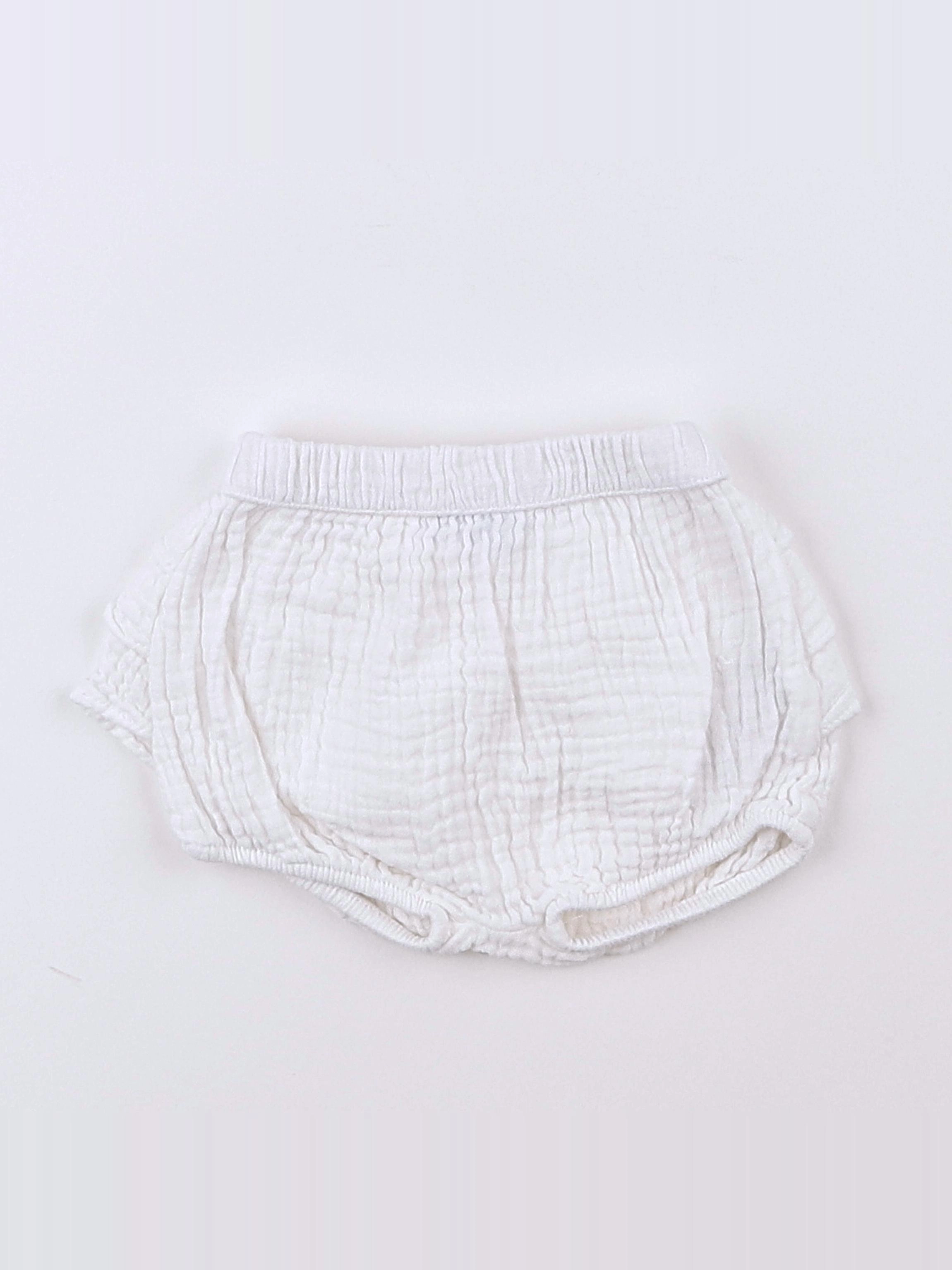Vertbaudet - bloomer blanc - 3 mois