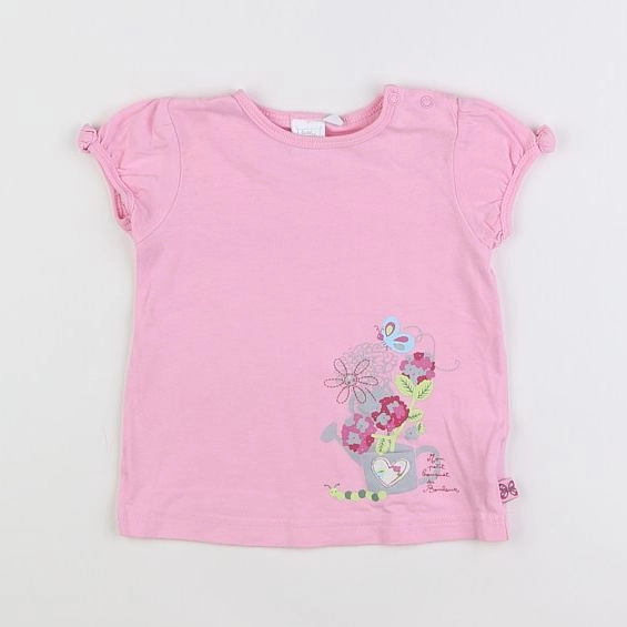 Cadet Rousselle - tee-shirt rose - 18 mois