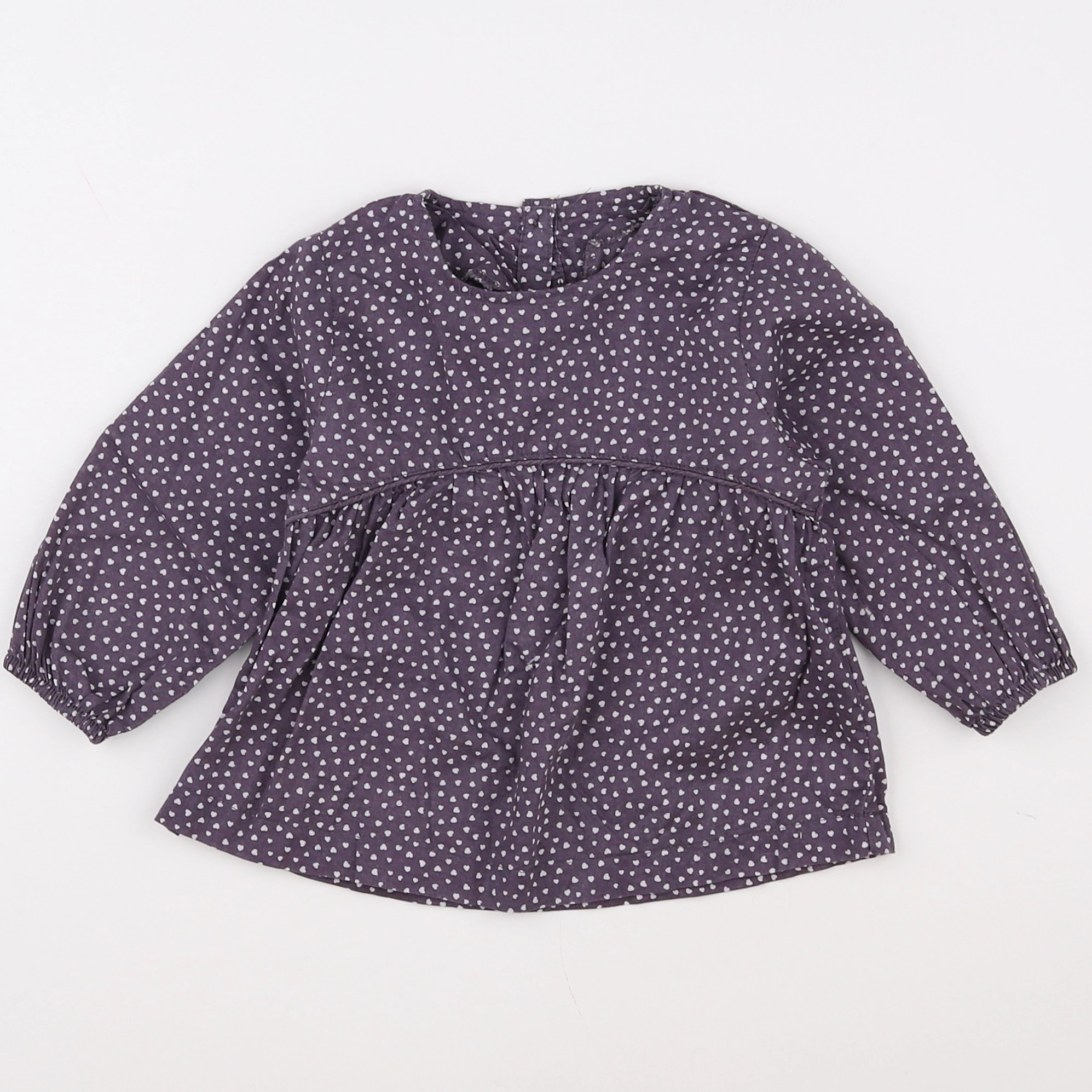Tape à l'oeil - blouse gris - 12 mois