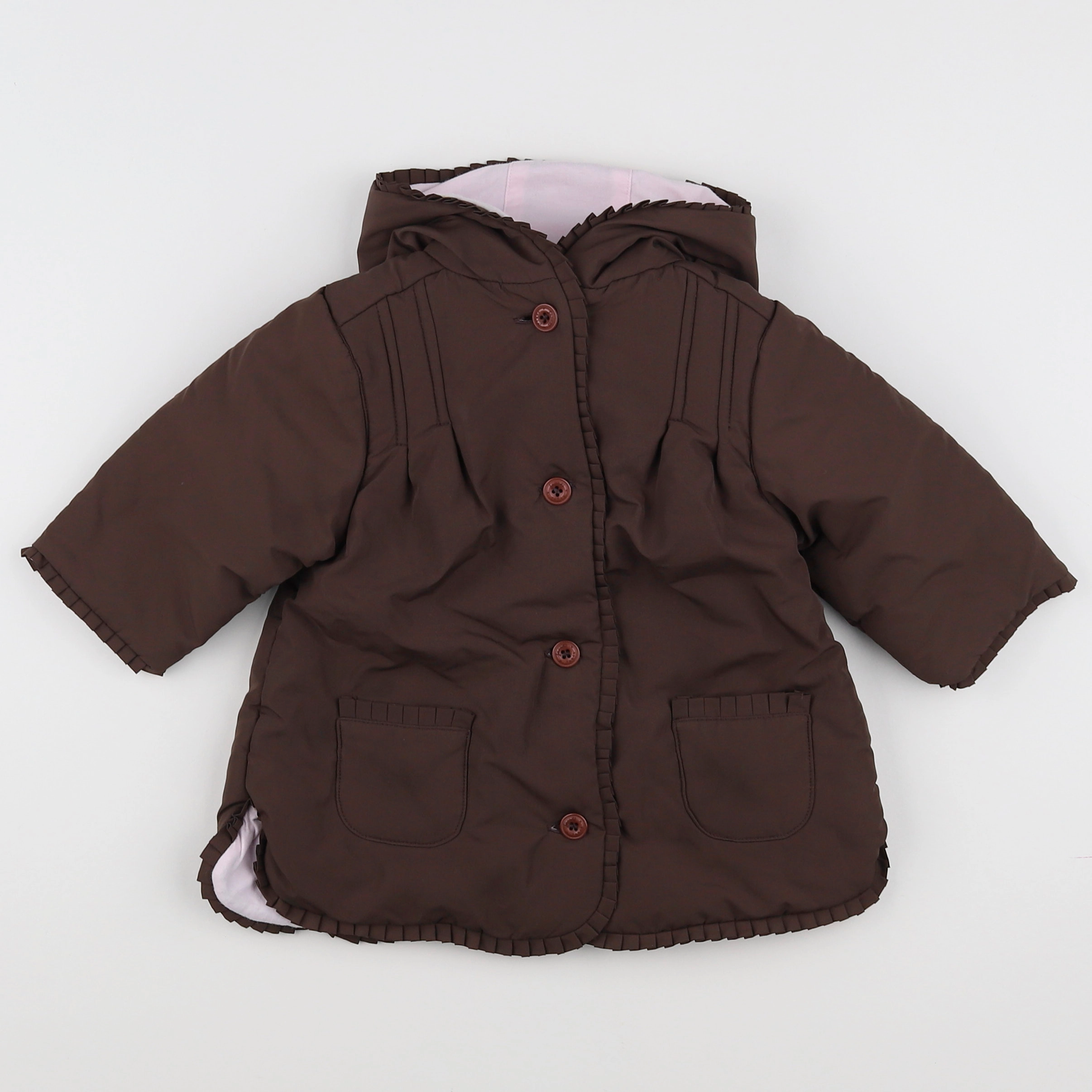 Jacadi - manteau marron - 6 mois