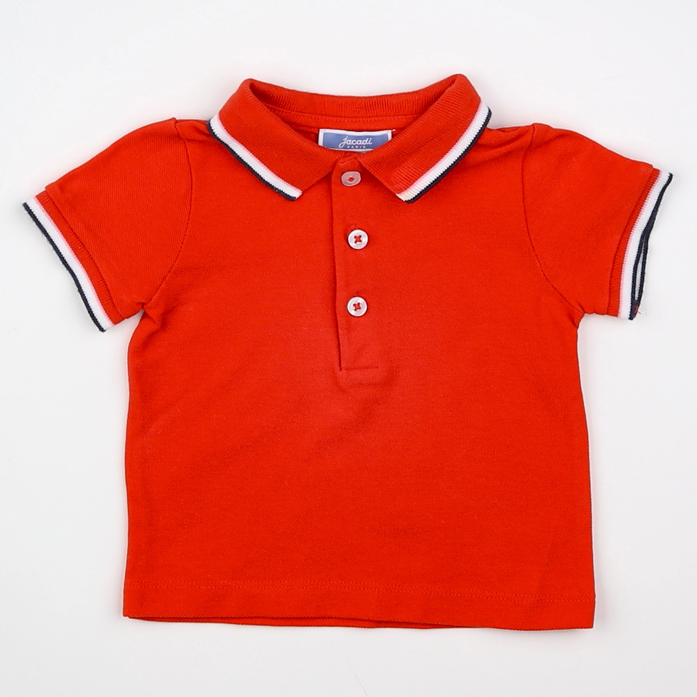 Jacadi - polo orange - 6 mois