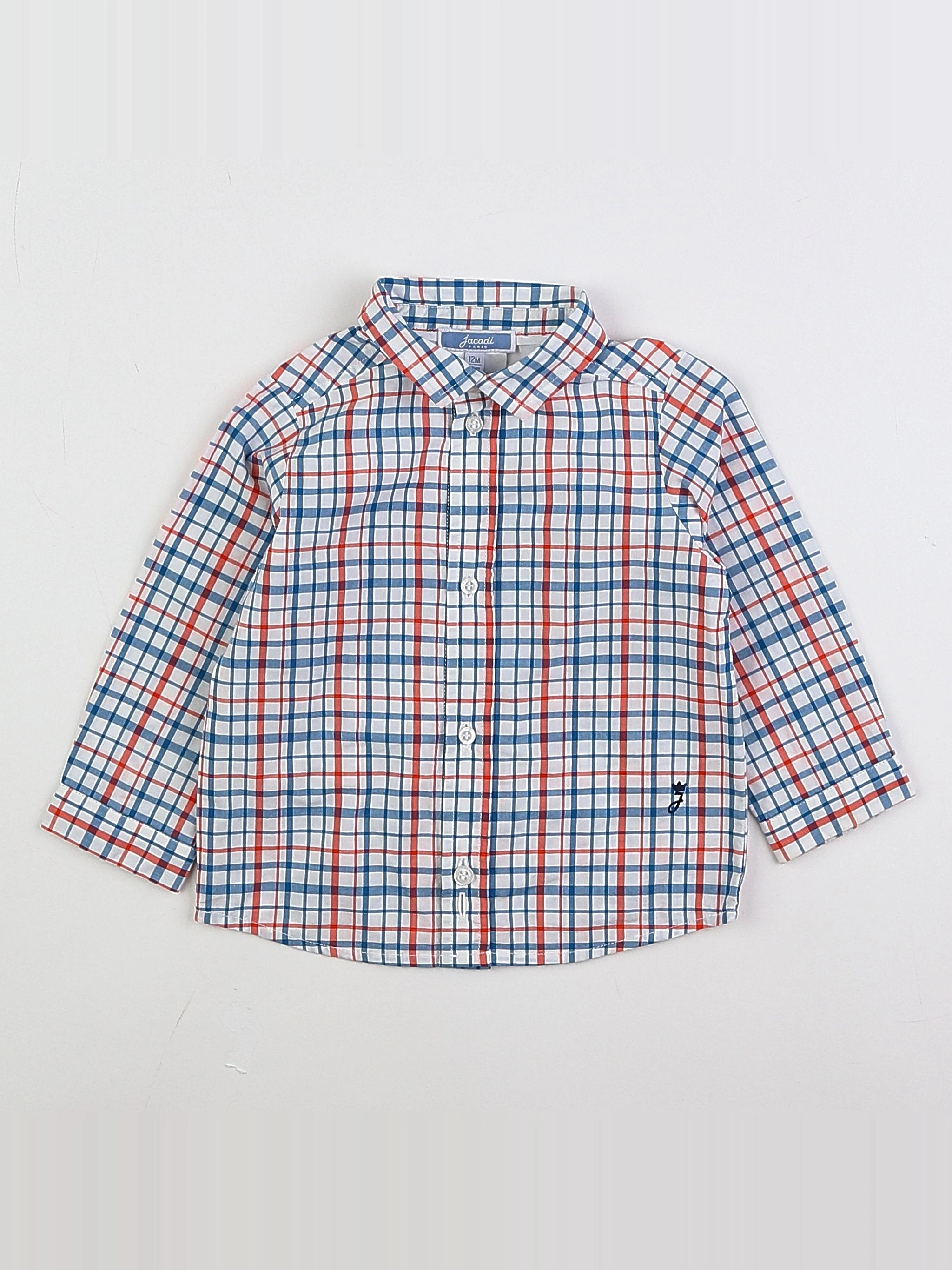 Jacadi - chemise blanc - 12 mois